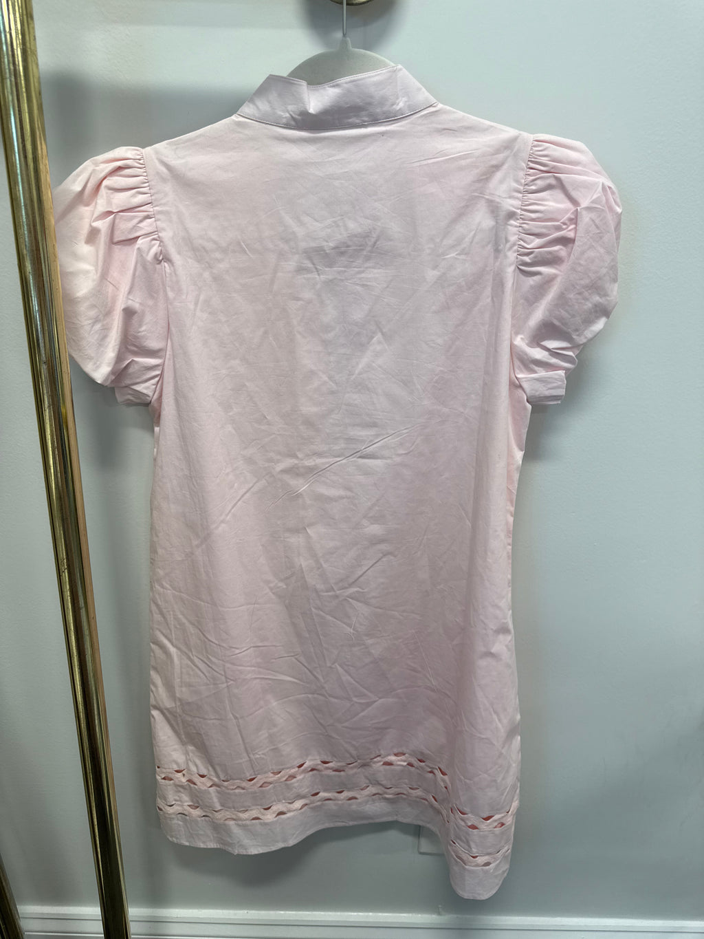 Sample Pink Puff Sleeve Mini Dress (S)