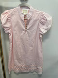 Sample Pink Puff Sleeve Mini Dress (S)