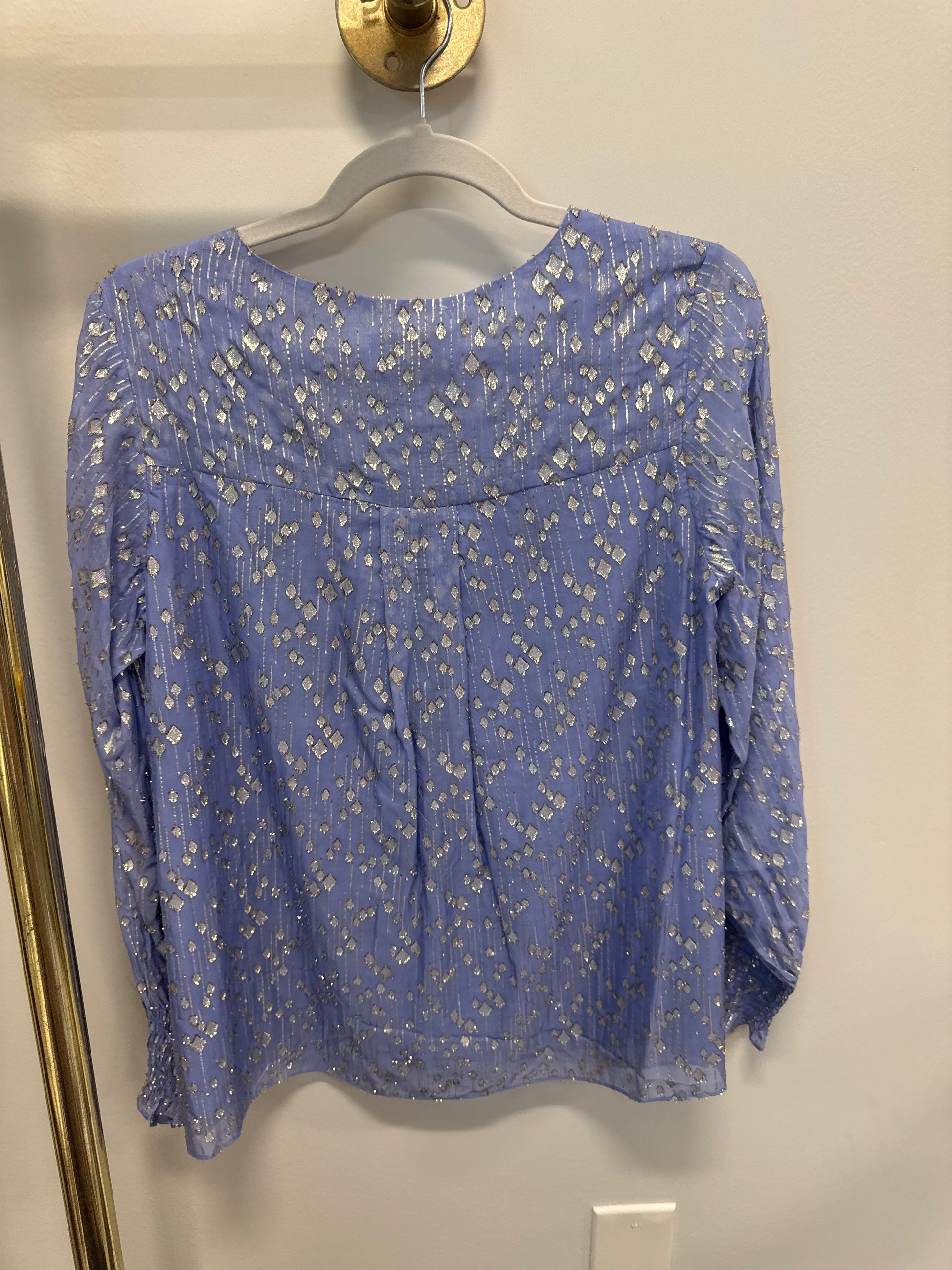 Sample Purple And Silver Blouse (S)