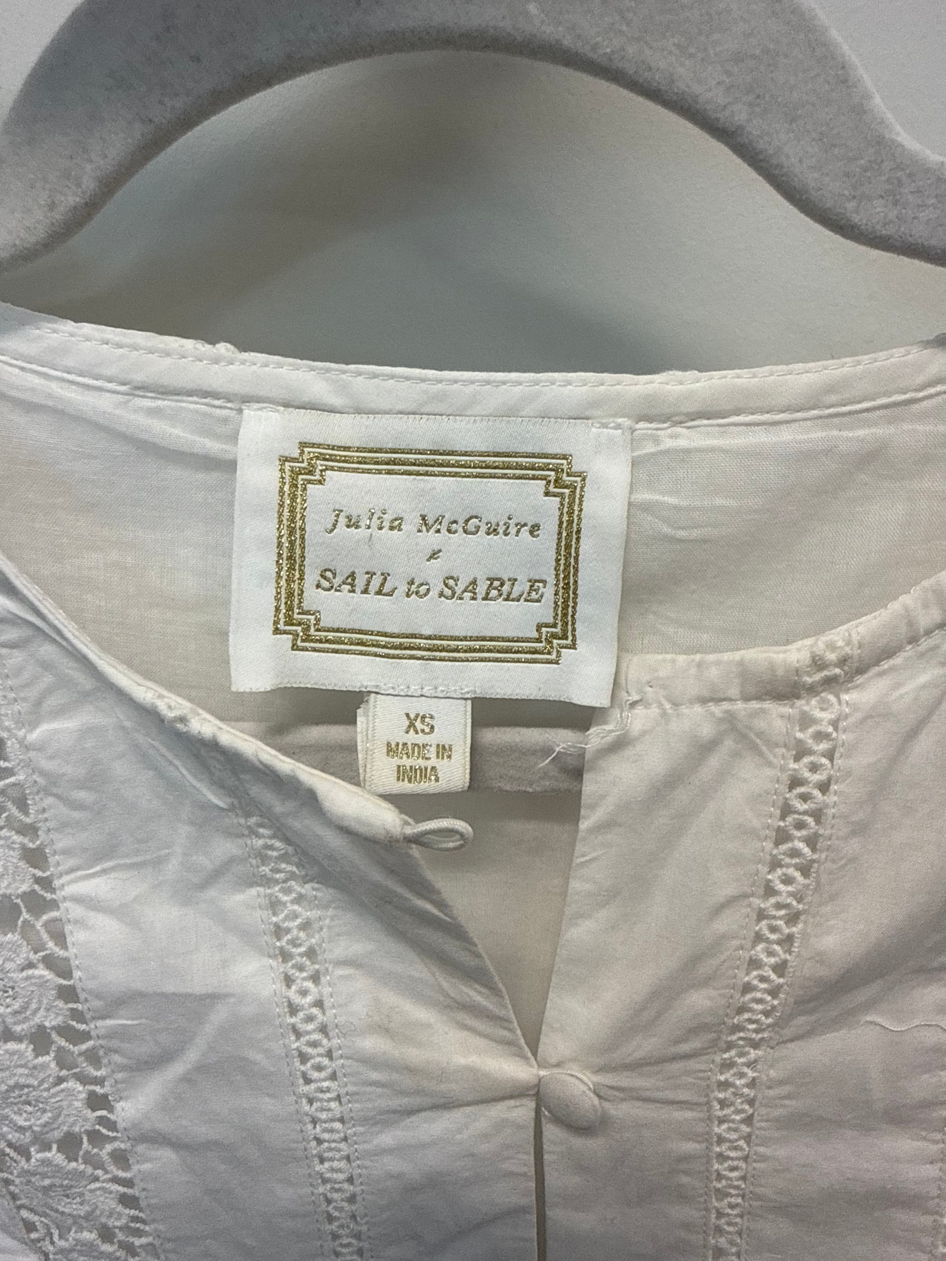 SAMPLE White Eyelet Dress (XS)