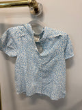 SAMPLE Blue/White Blouse (XS)