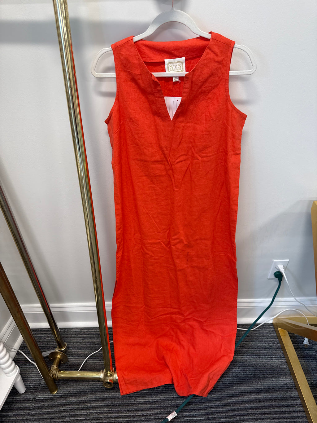 SAMPLE Coral Tunic Maxi Dress