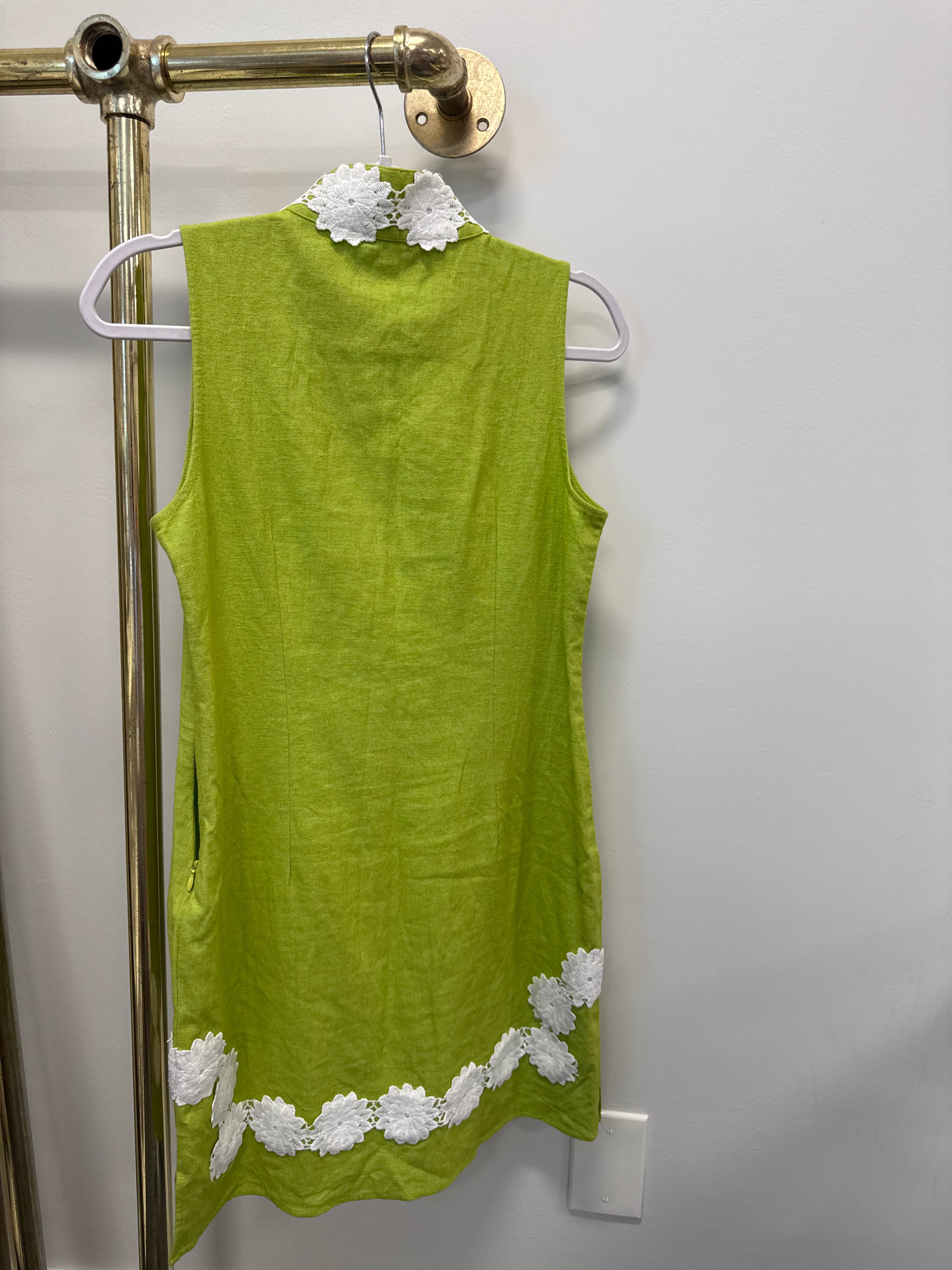 Sample Green Mini Tunic Dress (XS)