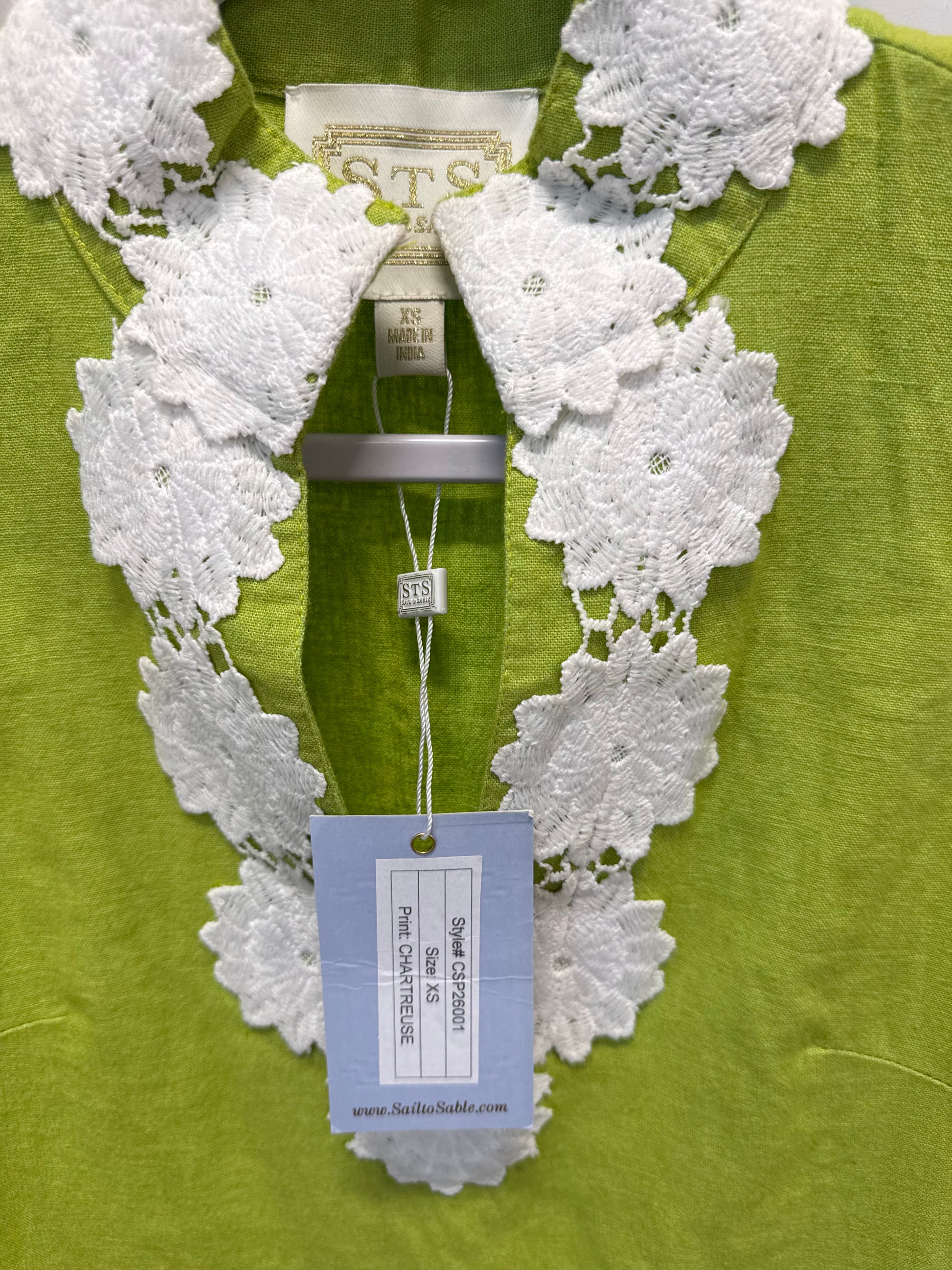 Sample Green Mini Tunic Dress (XS)