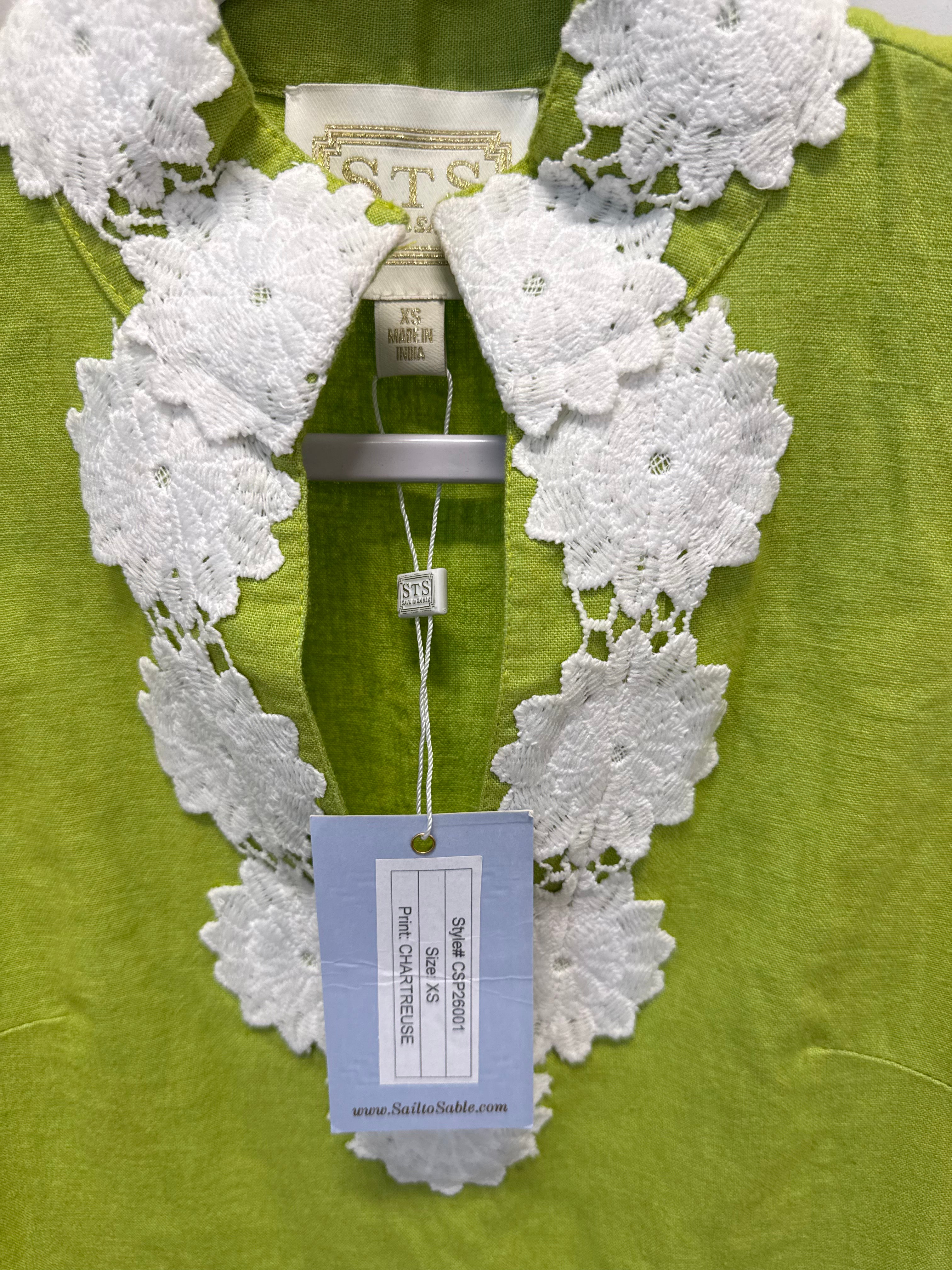 Sample Green Mini Tunic Dress (XS)
