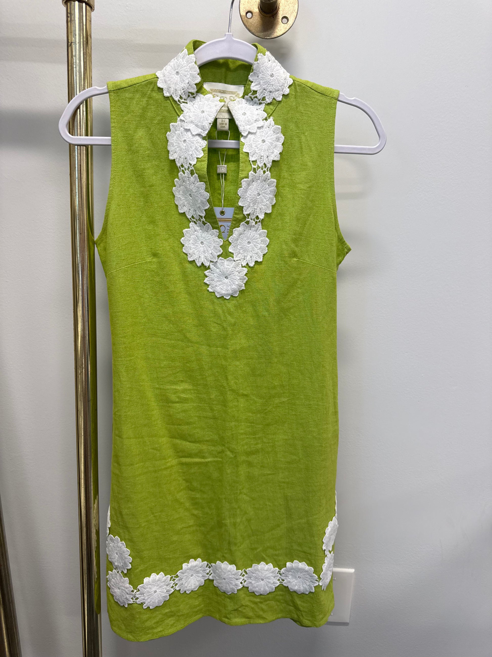 Sample Green Mini Tunic Dress (XS)