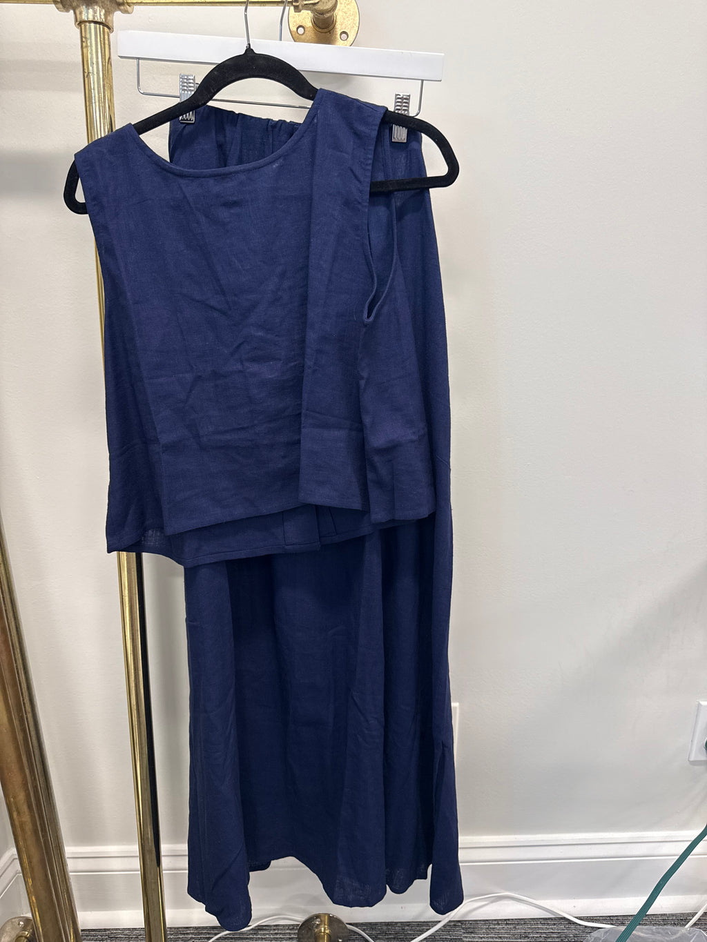 Sample Navy Short Sleeve Set (L)