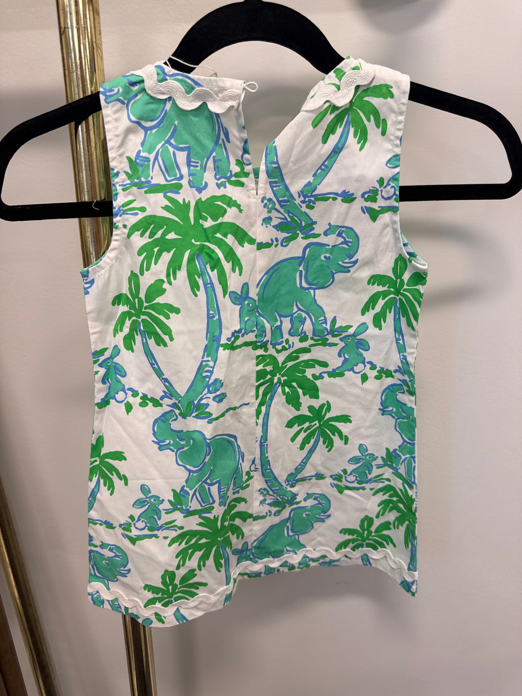 Sample Kids Green Patterned Tunic (4T)