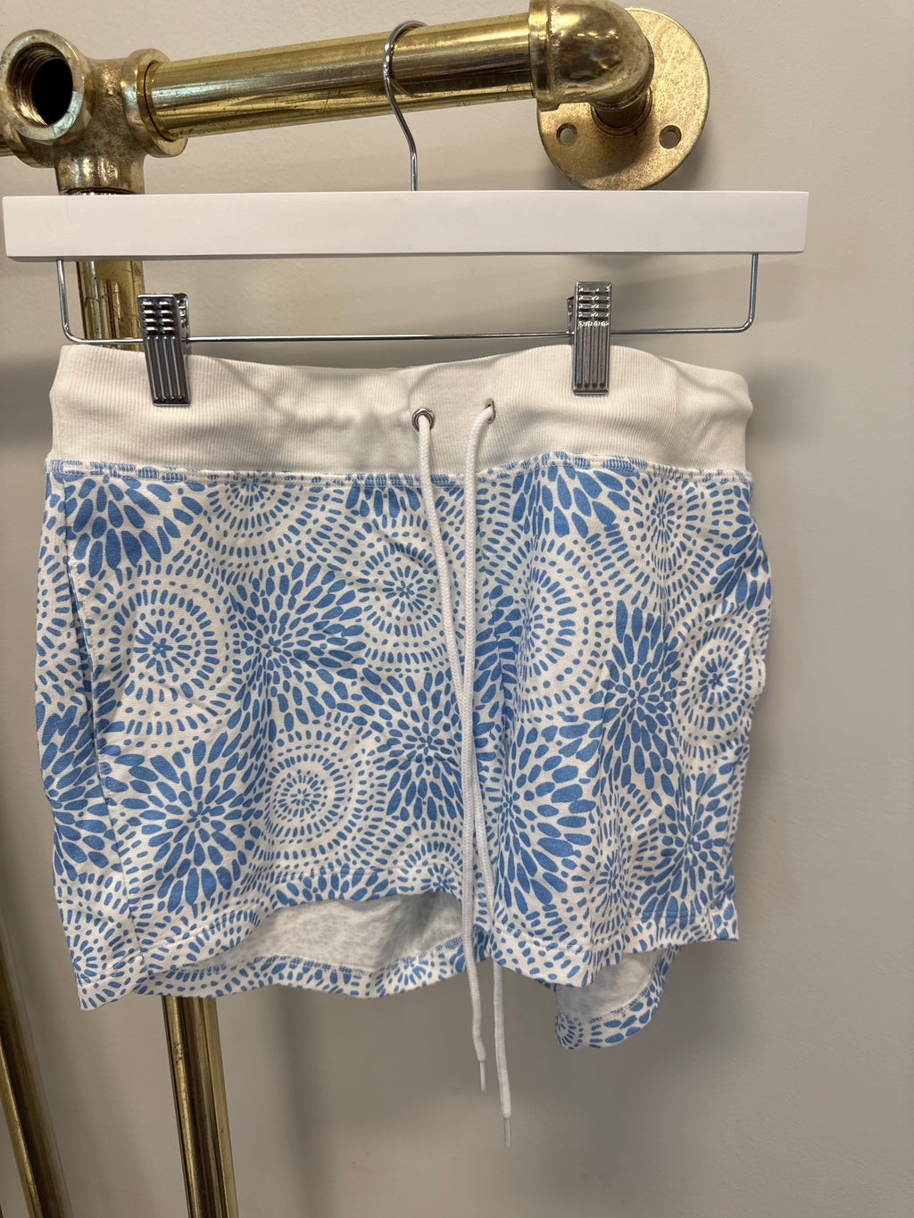 Sample Long Sleeve Blue Patterned Sweatshirt Set (S)