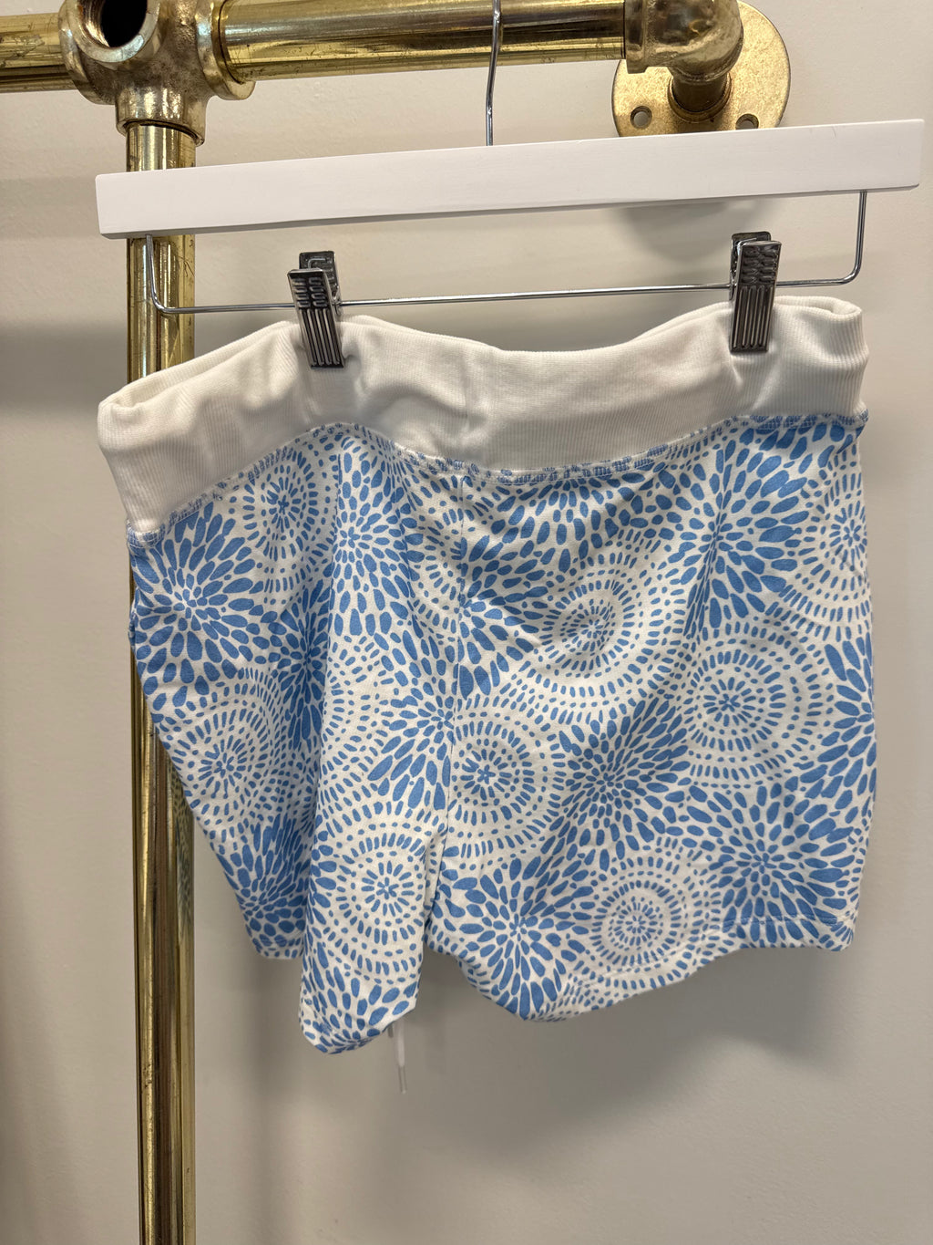Sample Long Sleeve Blue Patterned Sweatshirt Set (S)