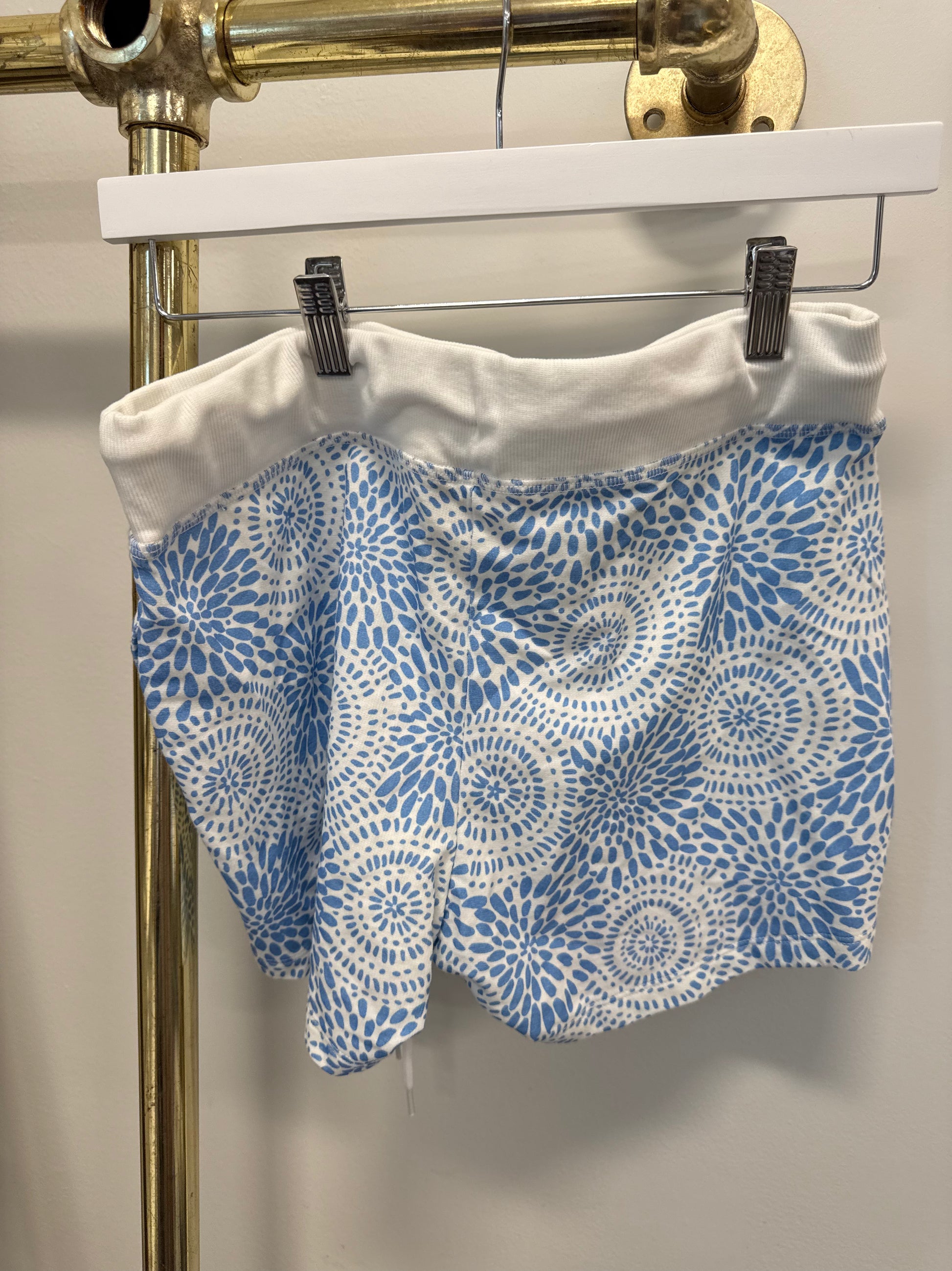 Sample Long Sleeve Blue Patterned Sweatshirt Set (S)