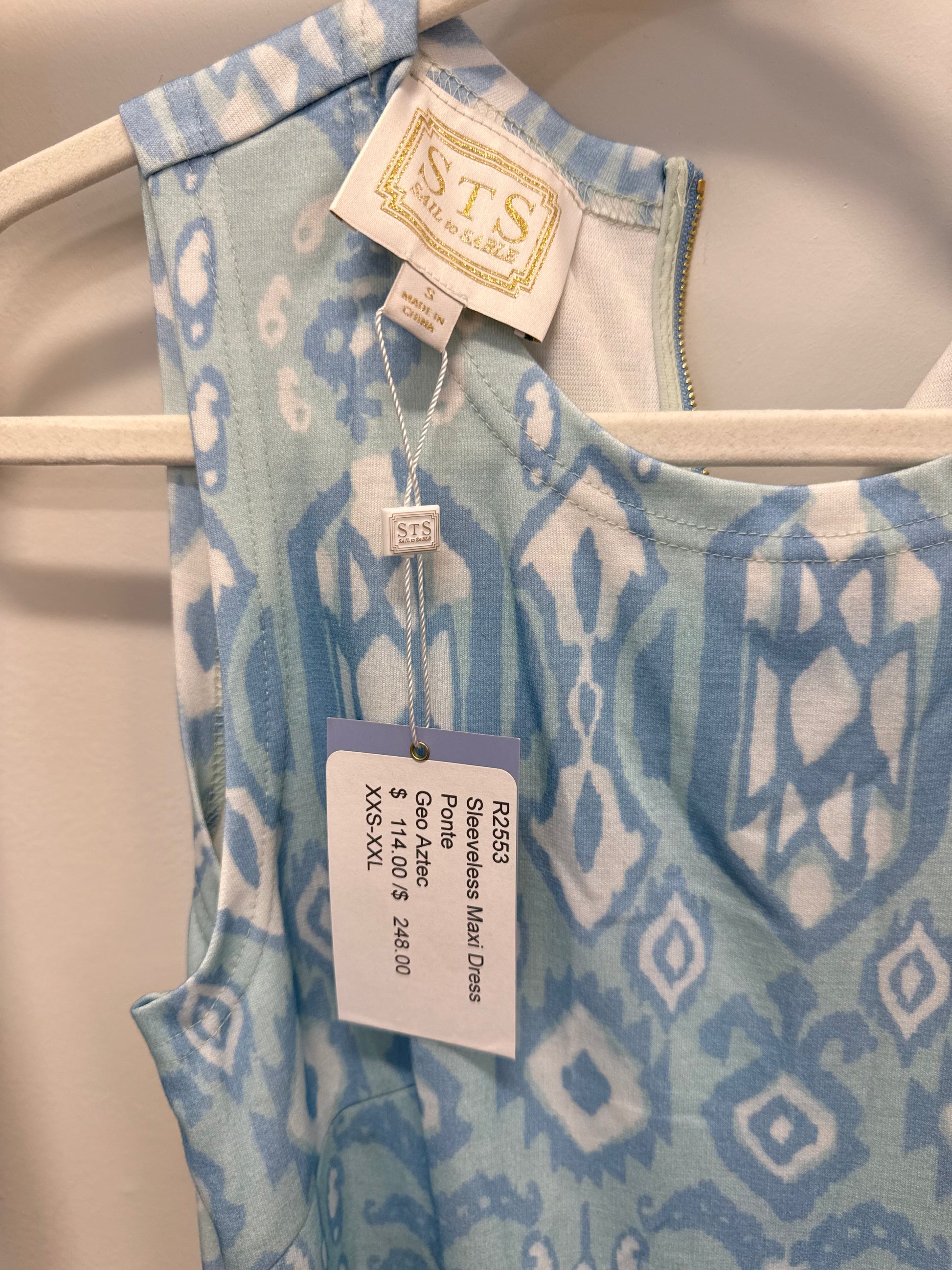 Sample Sleeveless Maxi Dress (S)
