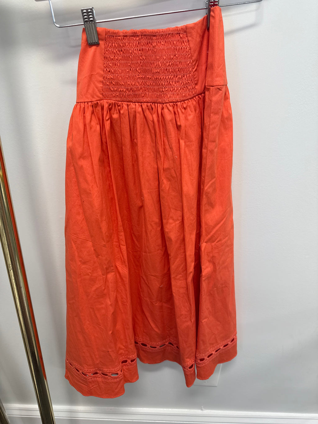 Sample Coral Maxi Skirt (XS)