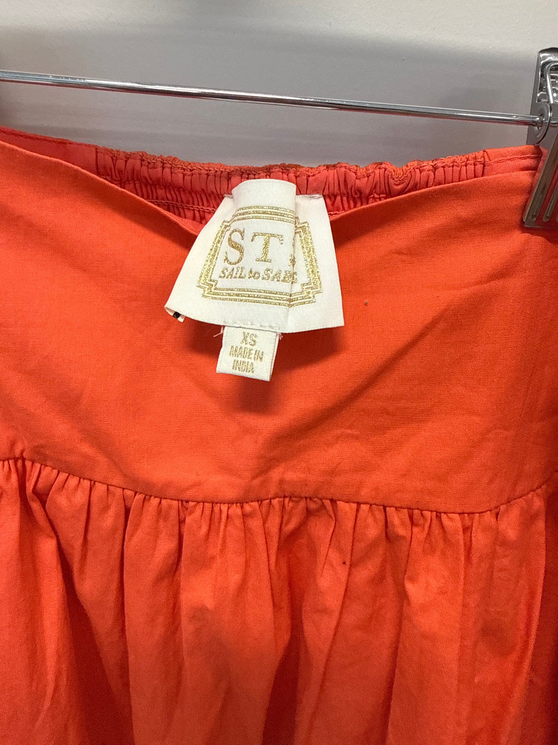 Sample Coral Maxi Skirt (XS)