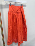 Sample Coral Maxi Skirt (XS)
