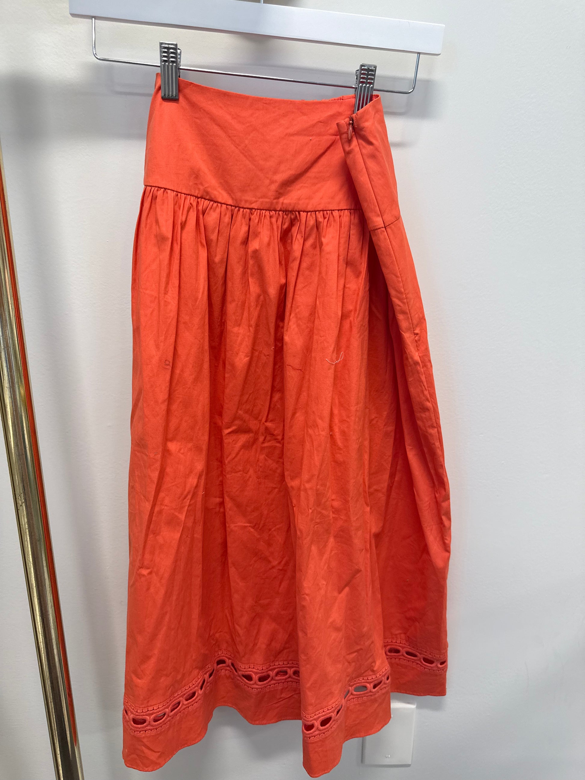 Sample Coral Maxi Skirt (XS)