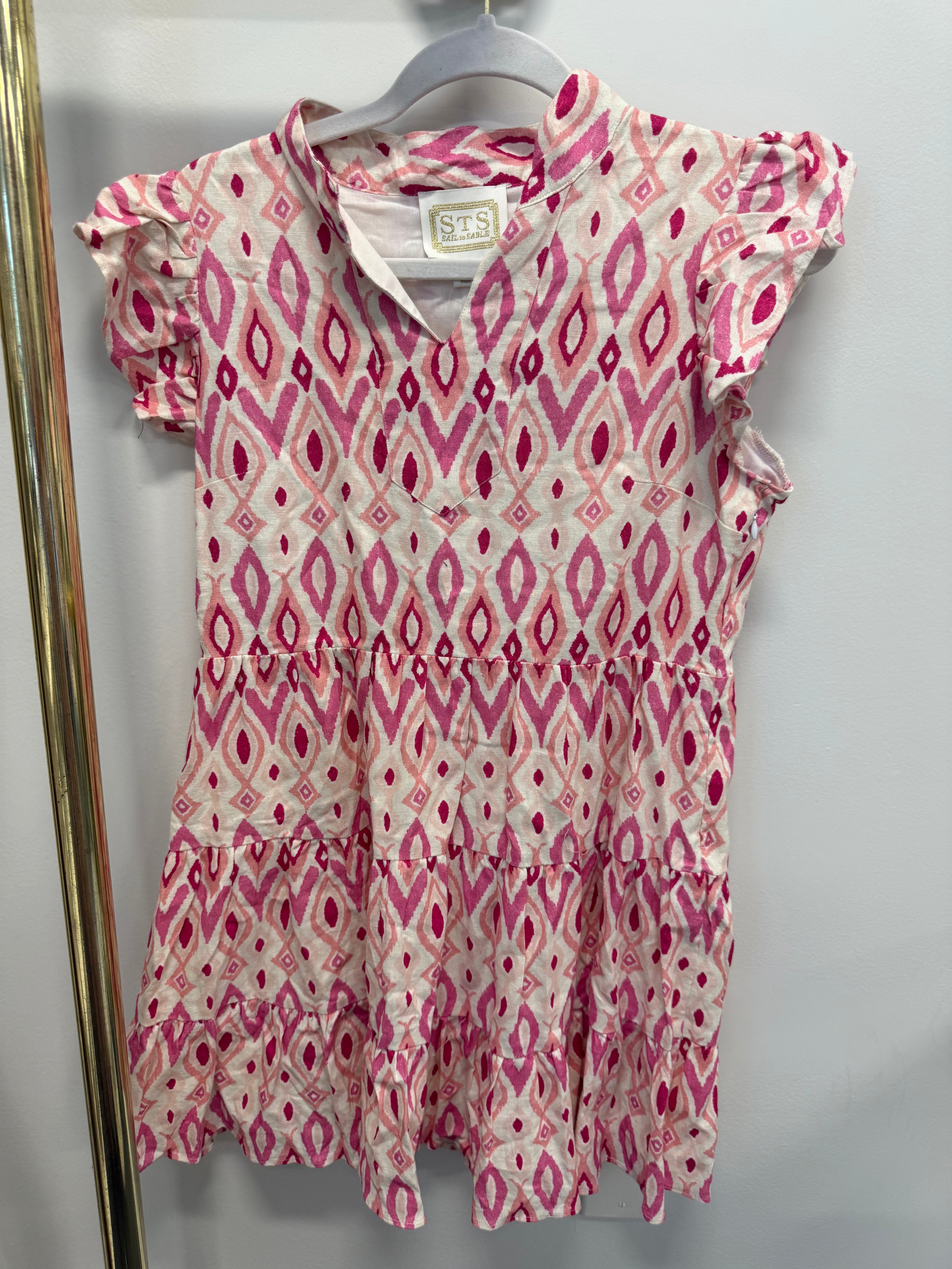 Sample Ruffle Sleeve Mini Dress (S)