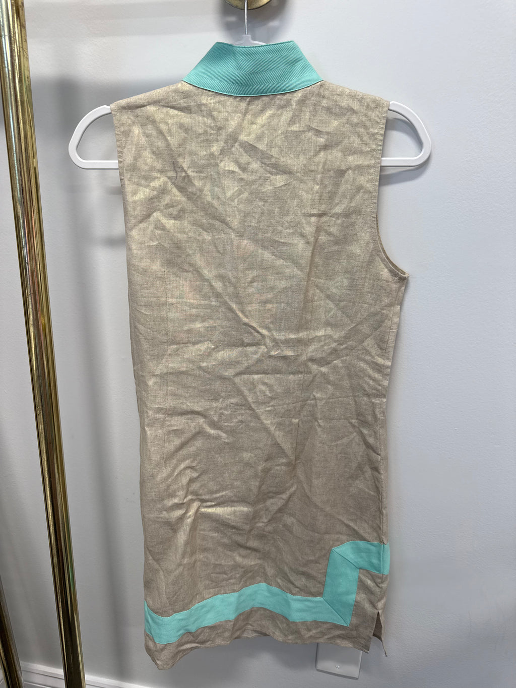 Sample Mini Gold Tunic Dress (S)