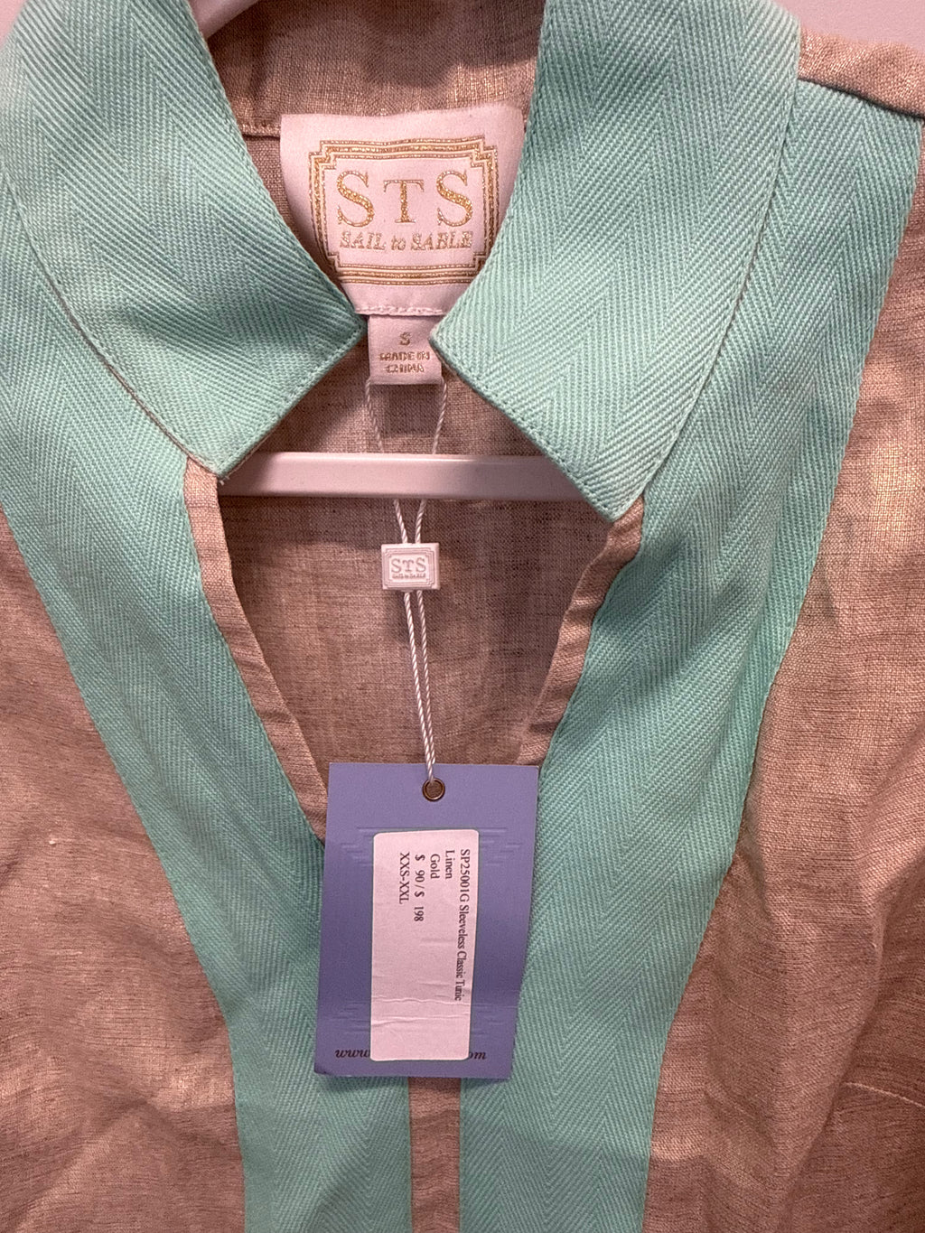 Sample Mini Gold Tunic Dress (S)
