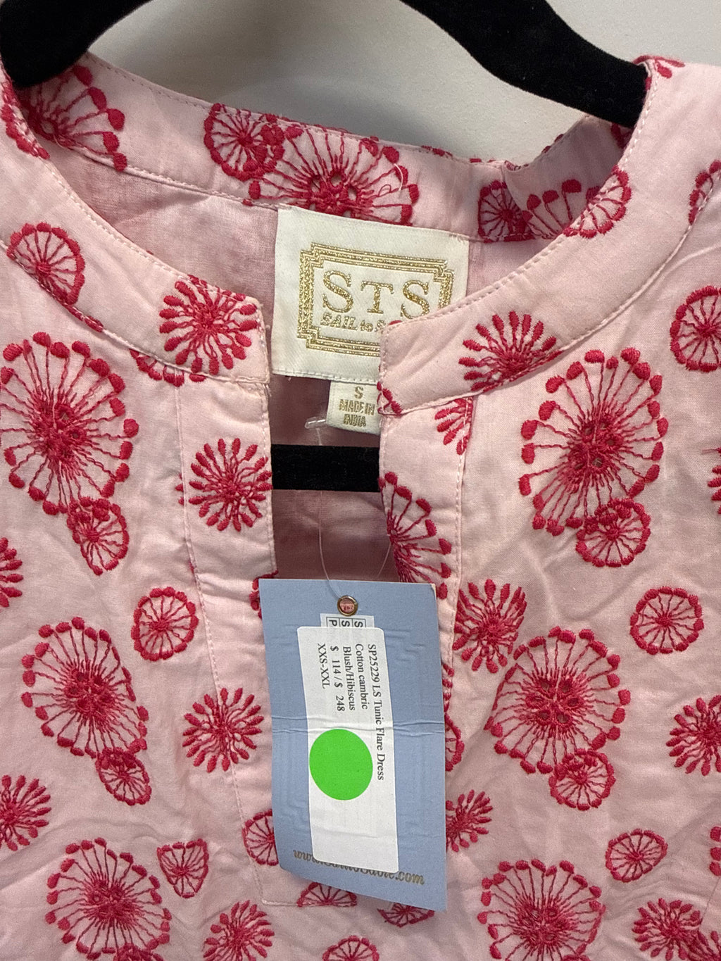 Sample Long Sleeve Tunic Flair Mini Dress (S)