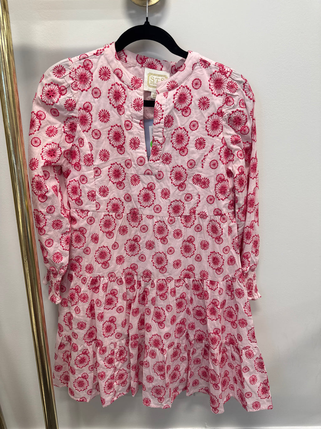 Sample Long Sleeve Tunic Flair Mini Dress (S)