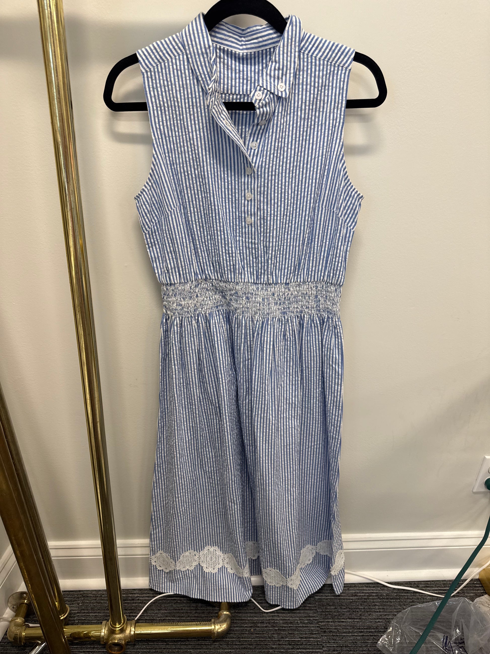 Sample Blue/White Striped Maxi (S)
