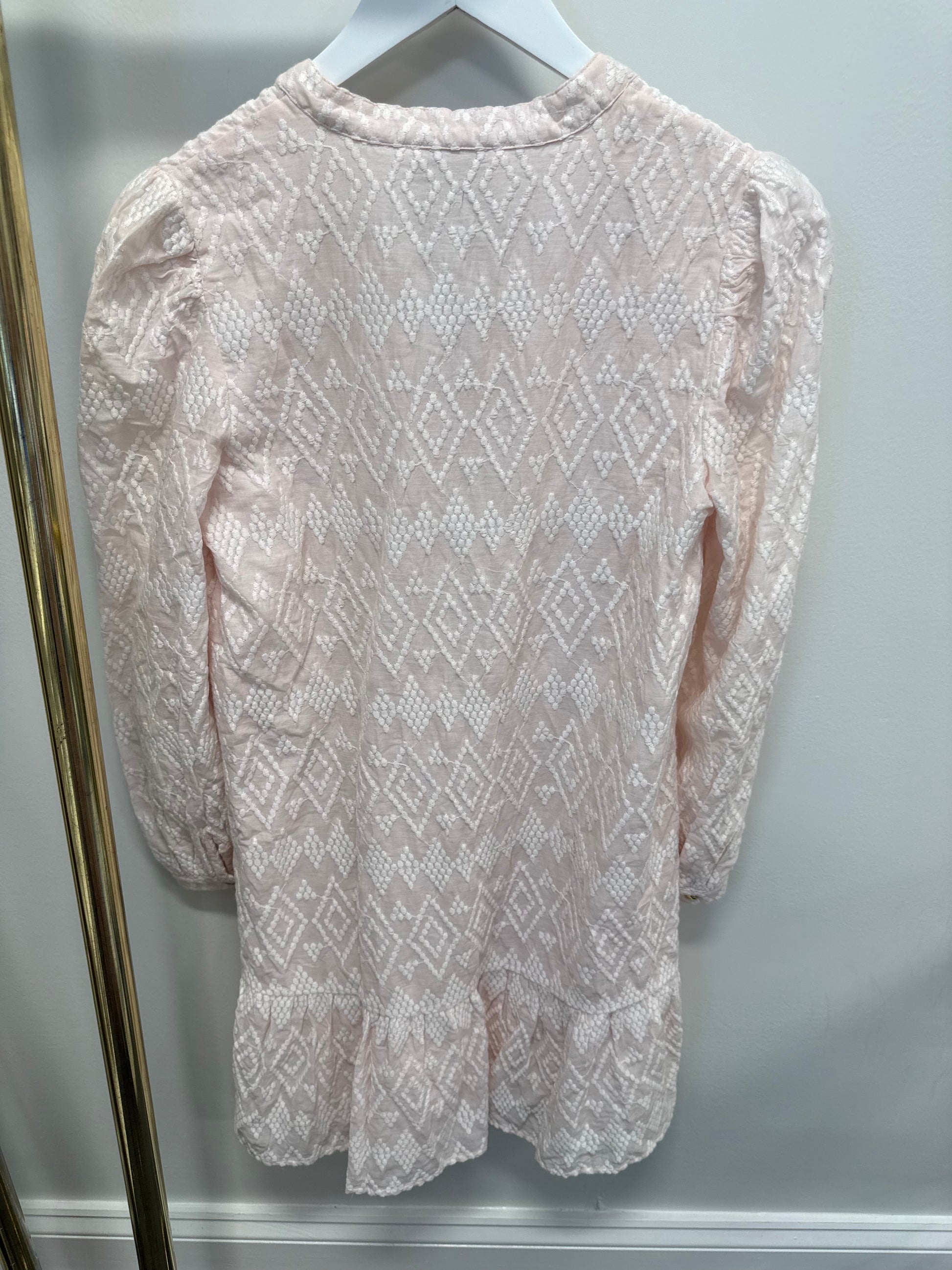 Sample Pink Ruffle Hem Dress (S)