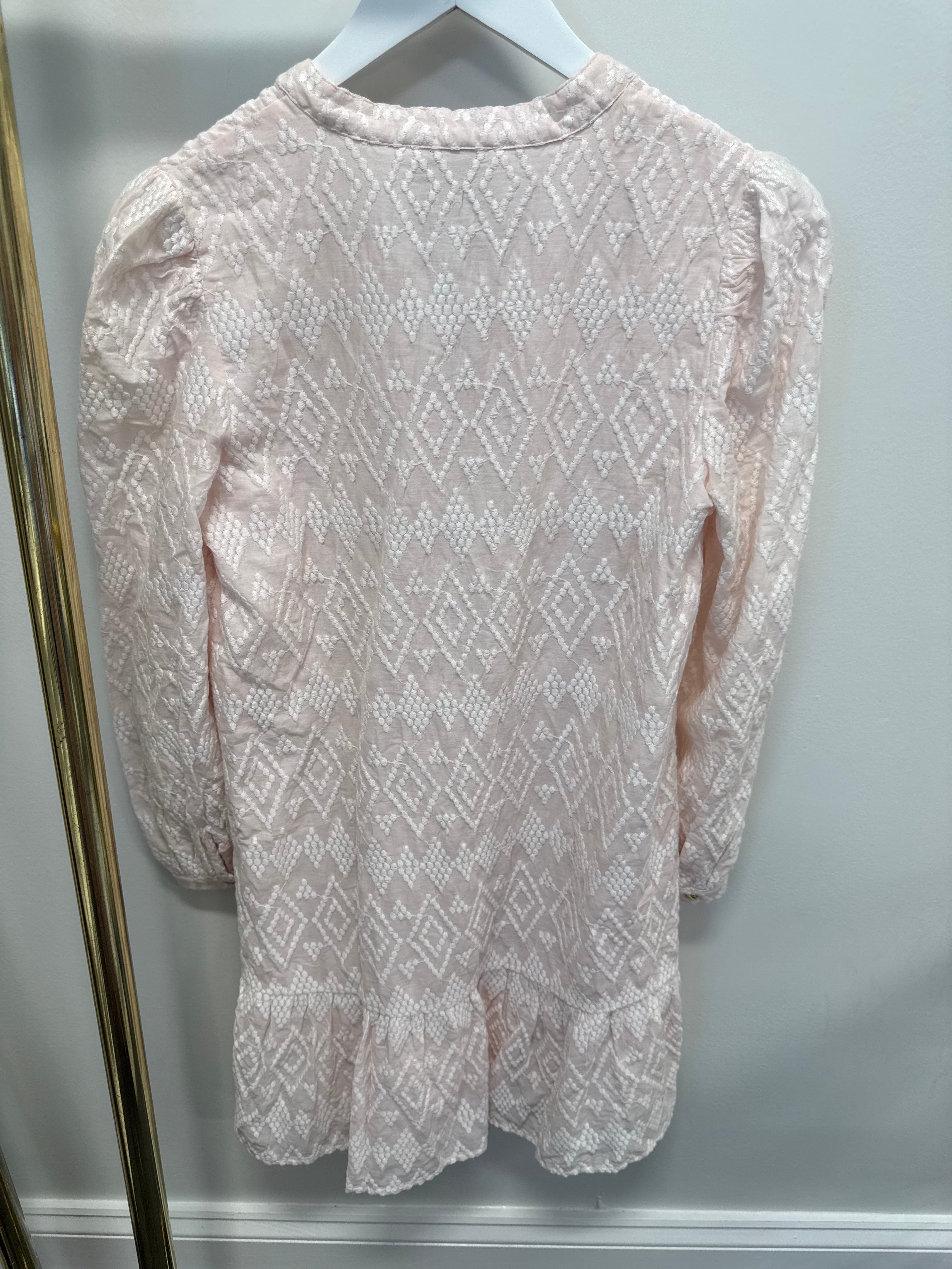 Sample Pink Ruffle Hem Dress (S)