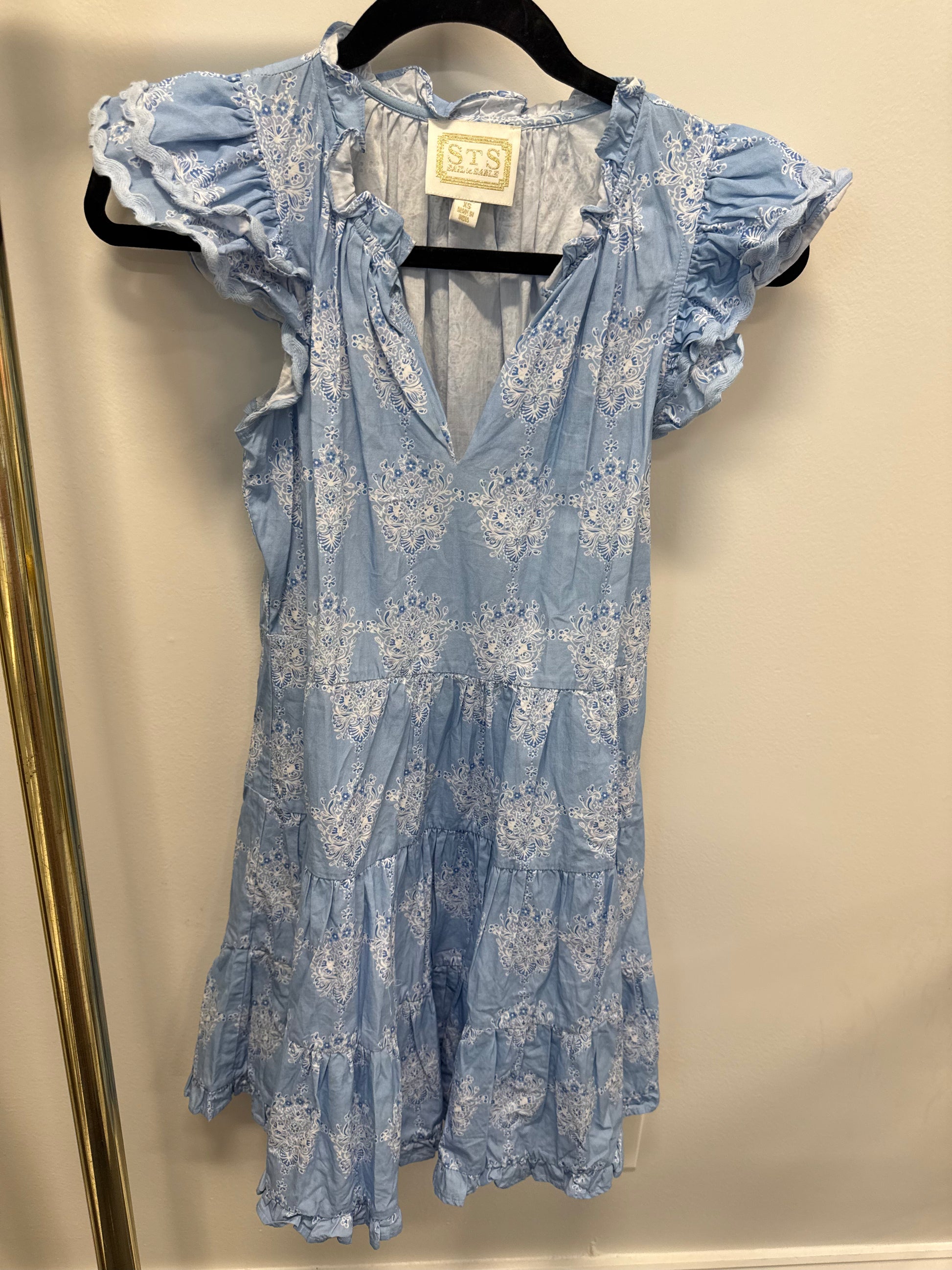 Sample Flutter Sleeve Mini Dress (XS)