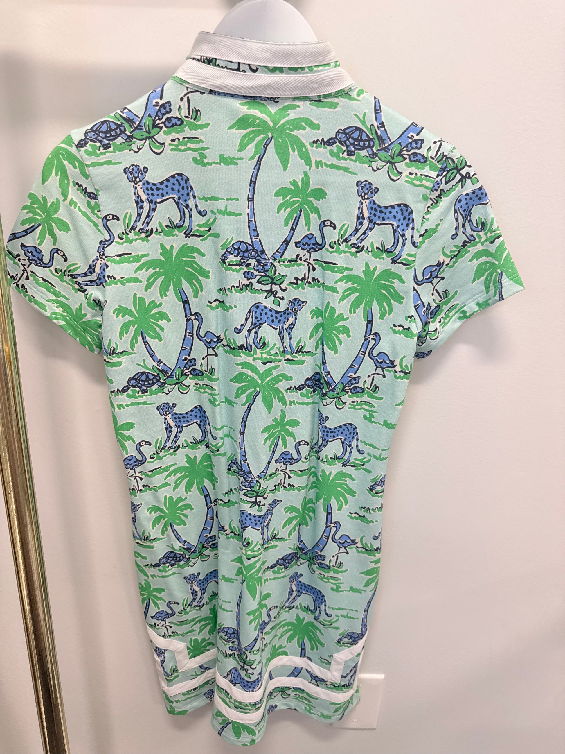 Sample Jungle Print Tunic Mini Dress (S)