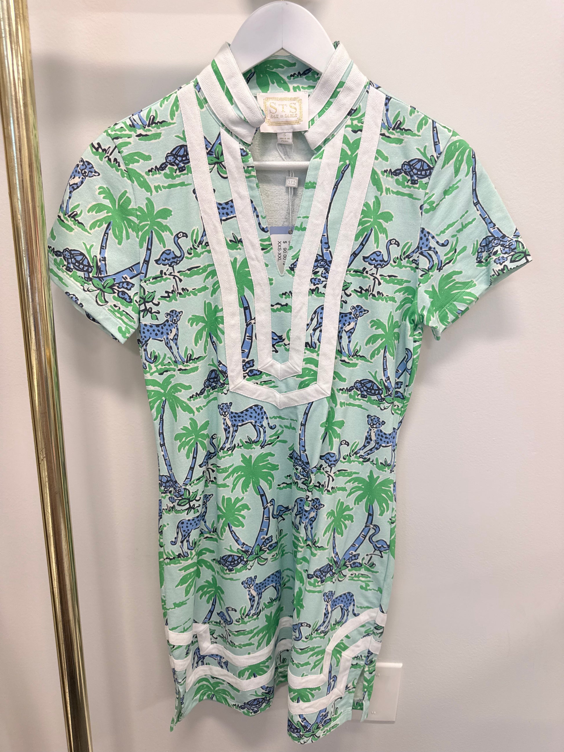 Sample Jungle Print Tunic Mini Dress (S)