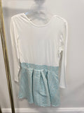 Sample Long Sleeve Mixed Media Mini Dress (S)
