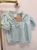Sample Jacquard Blouse with Tassels (S)