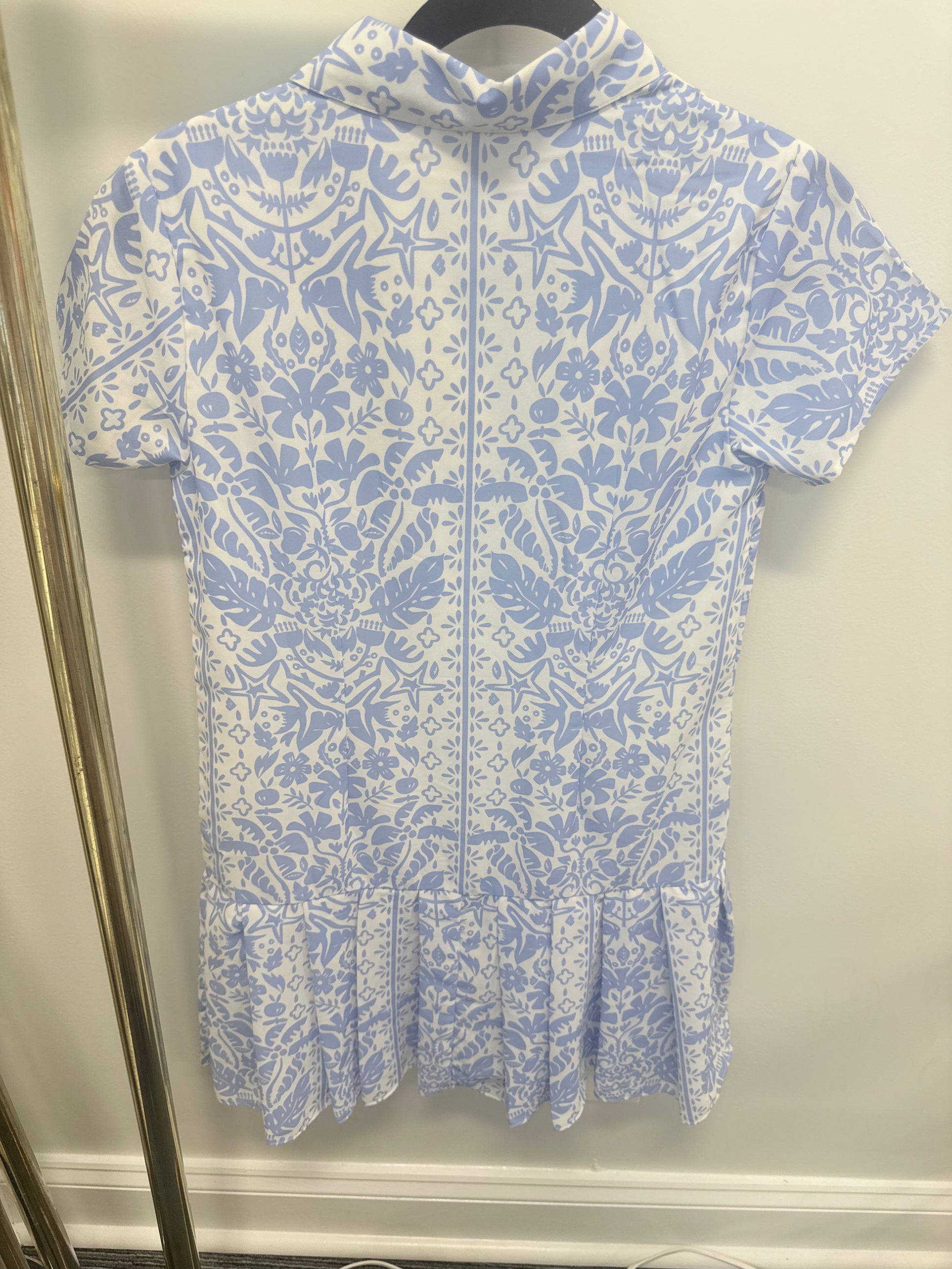 Sample Button Up Short Sleeve Dress (XS)
