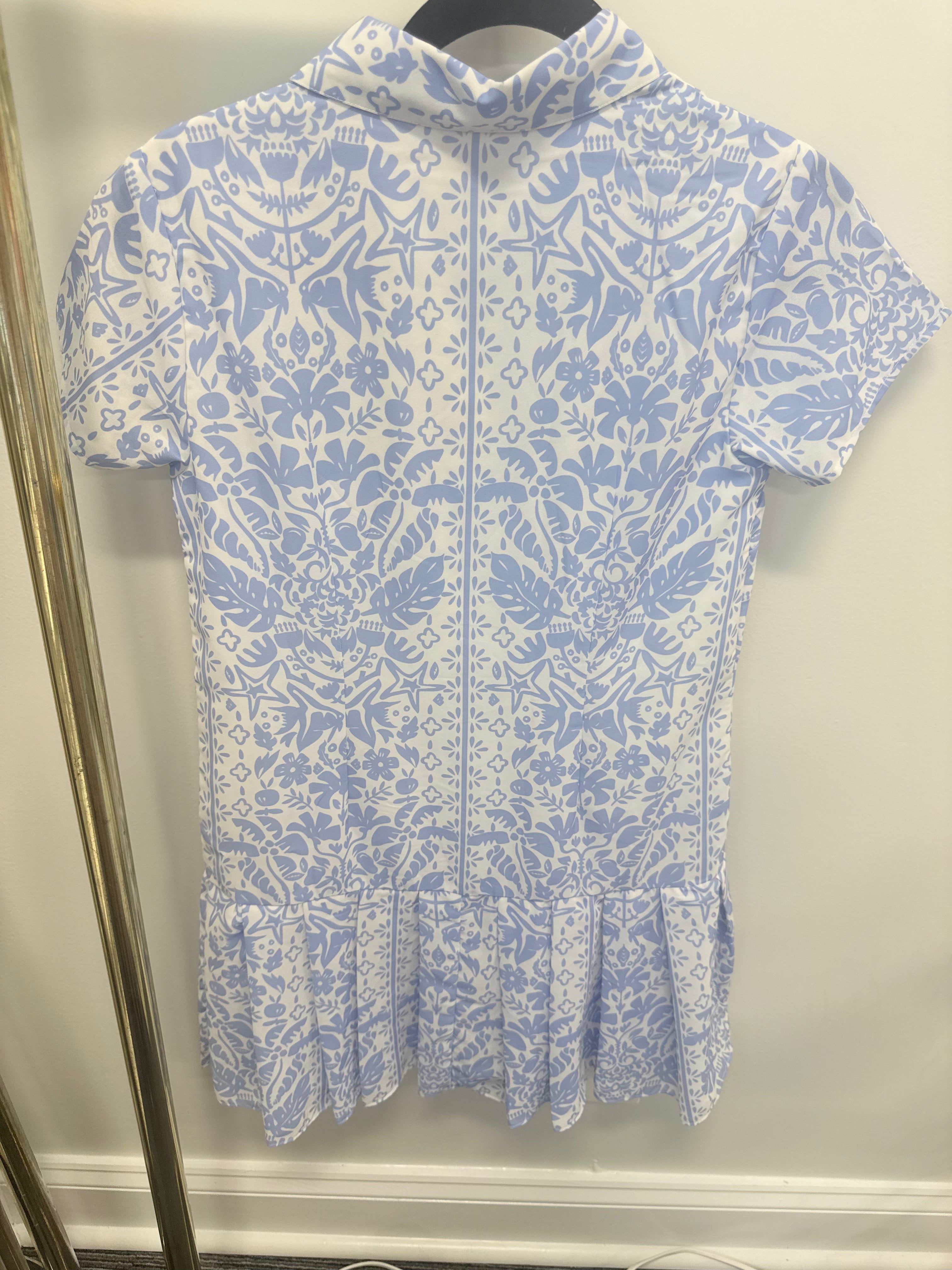 Sample Button Up Short Sleeve Dress (XS)