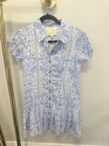 Sample Button Up Short Sleeve Dress (XS)