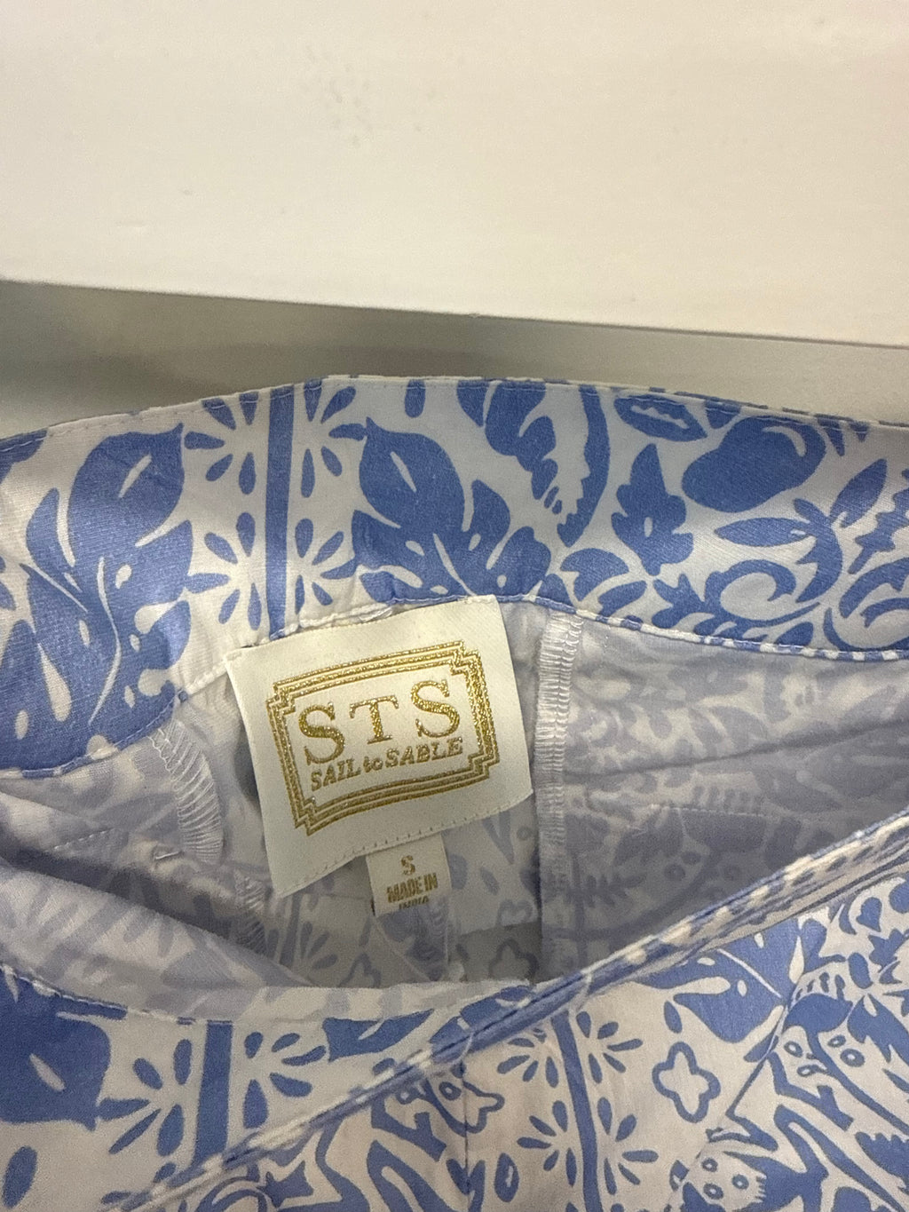 Sample Blue Patterned Shorts (S)