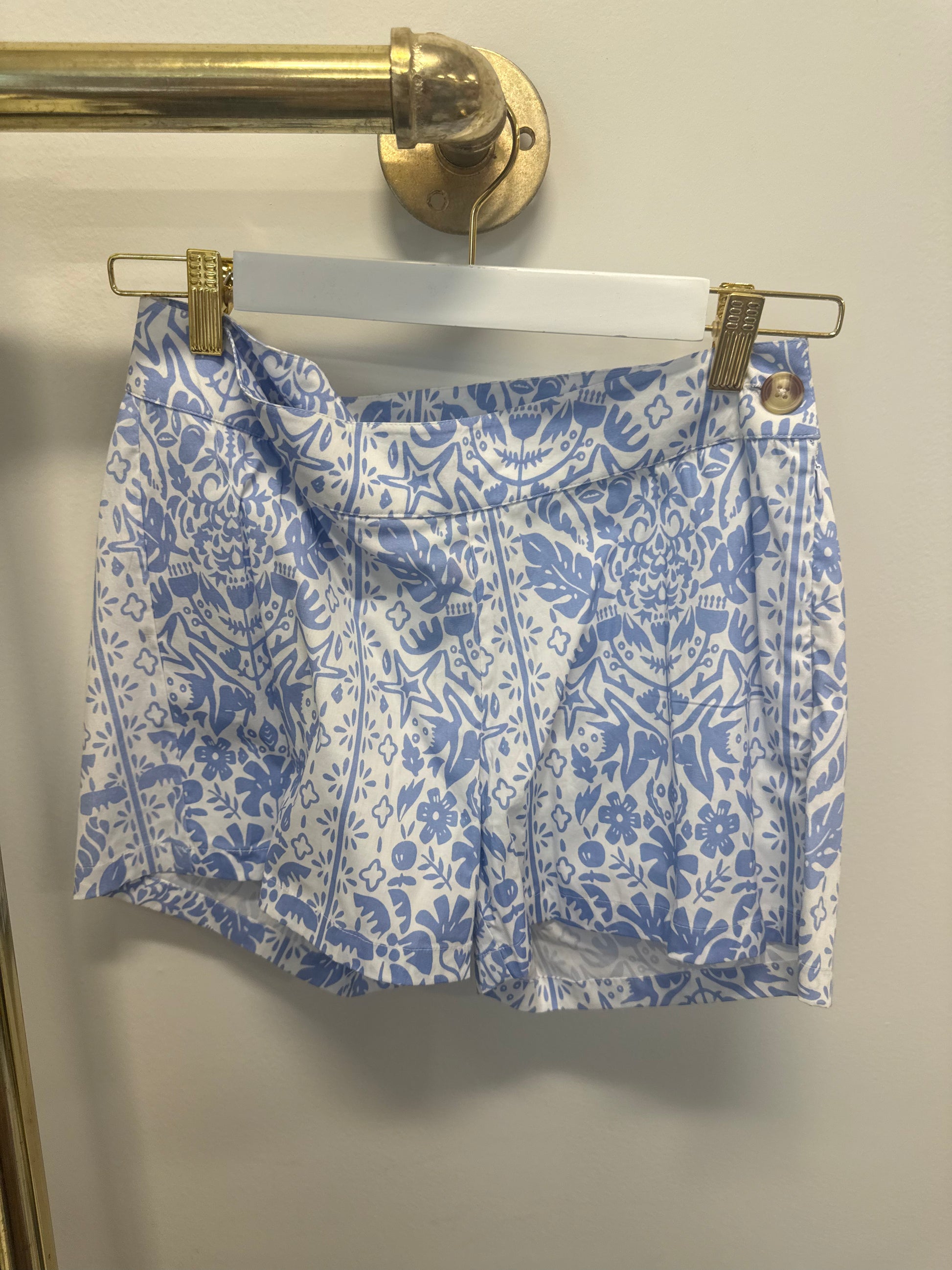 Sample Blue Patterned Shorts (S)