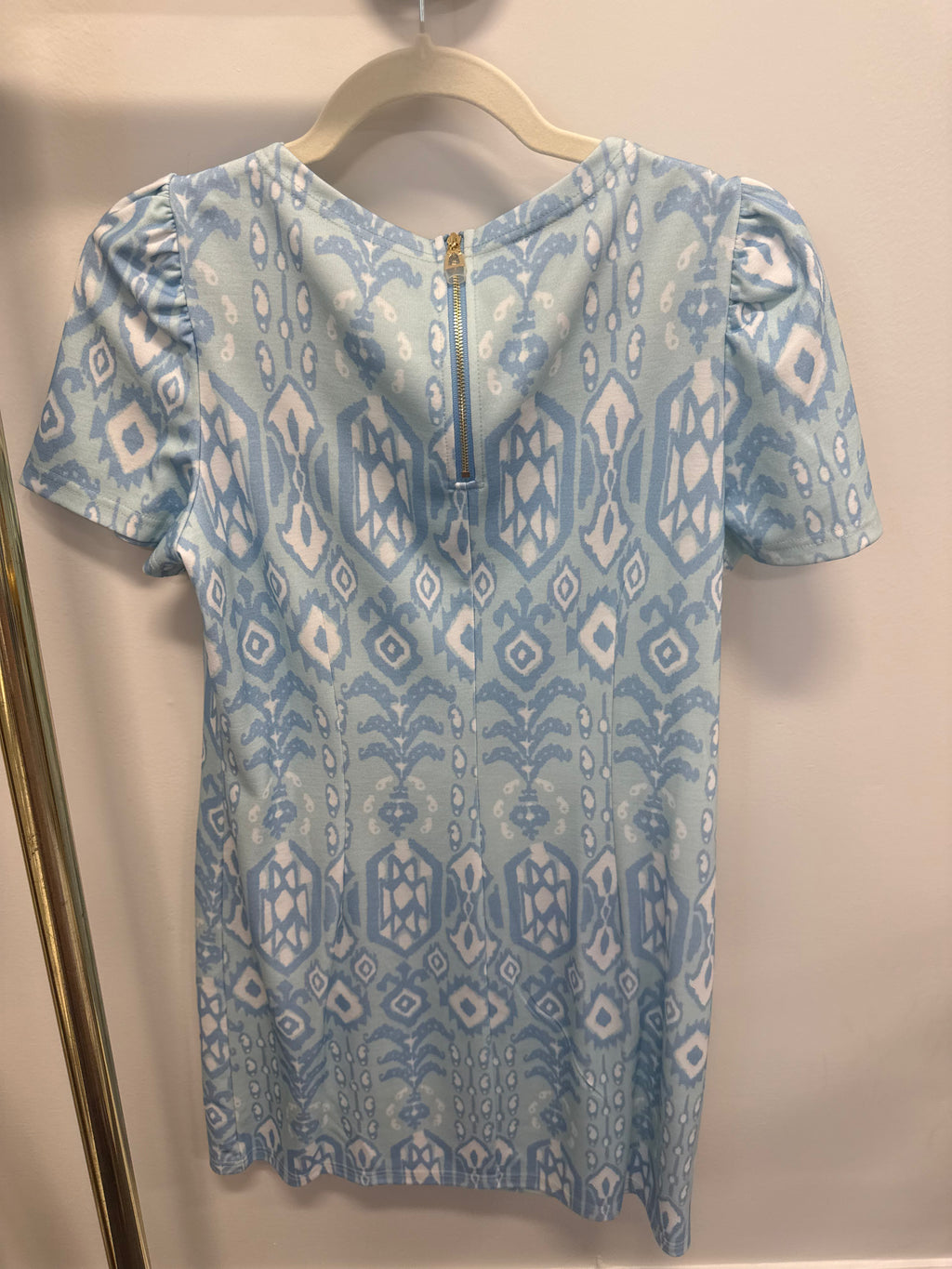 Sample Short Sleeve Shift Mini Dress  (S)