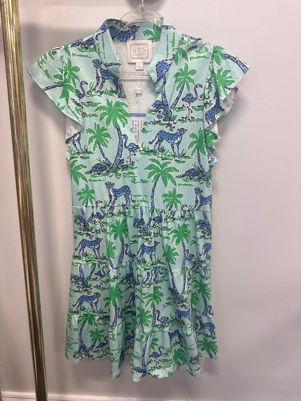 Sample Jungle Print Mini Dress (S)