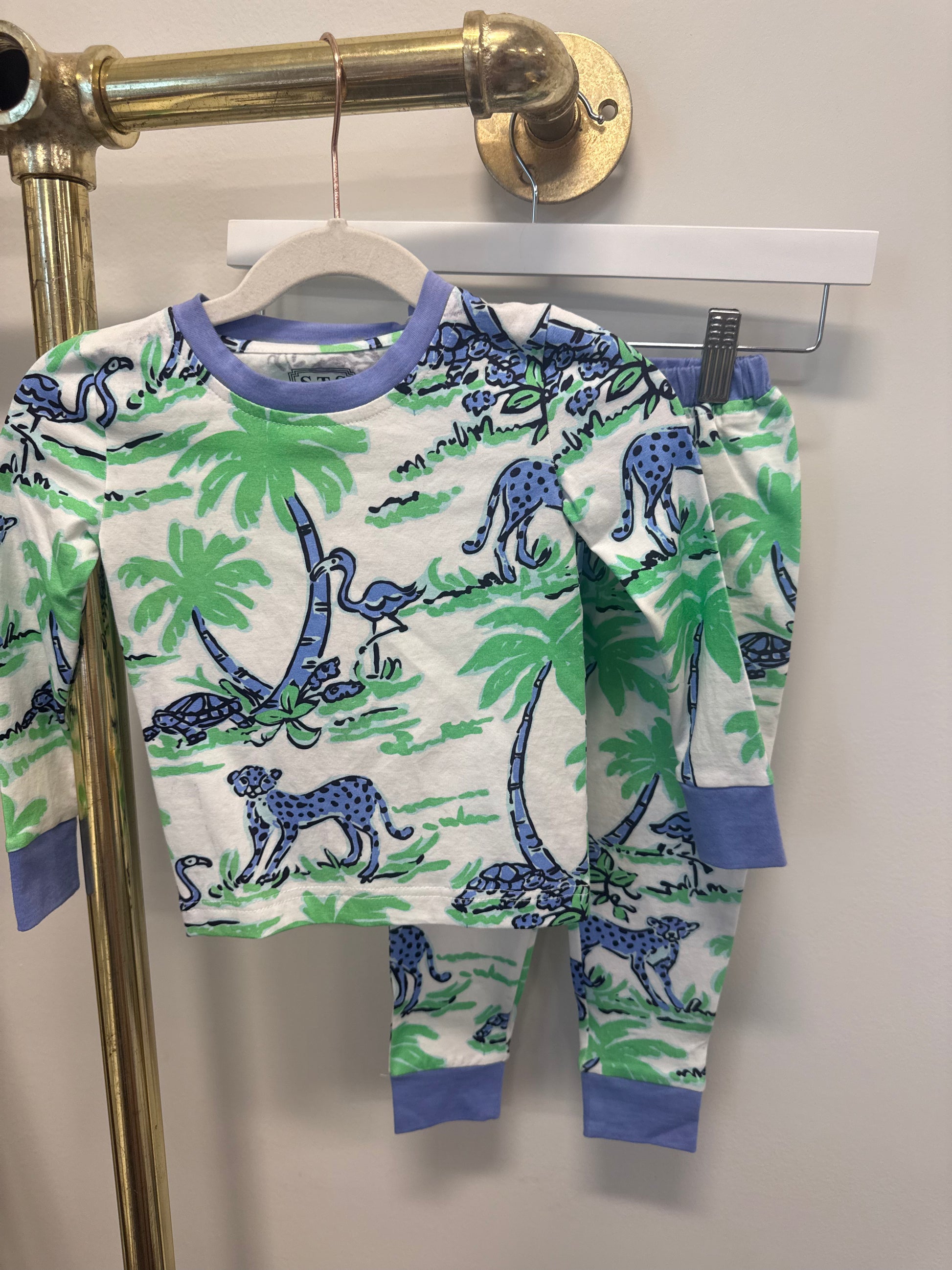 Sample Kids Jungle Print Pajamas (2)