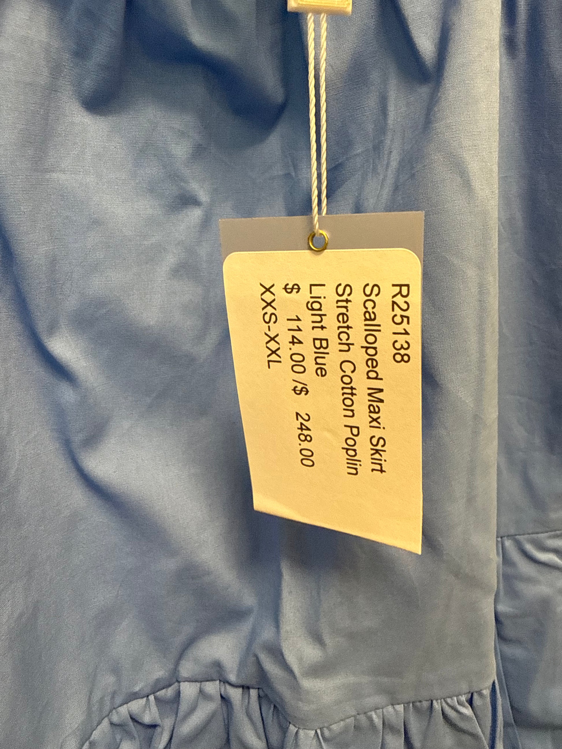 Sample Blue Maxi Skirt (S)