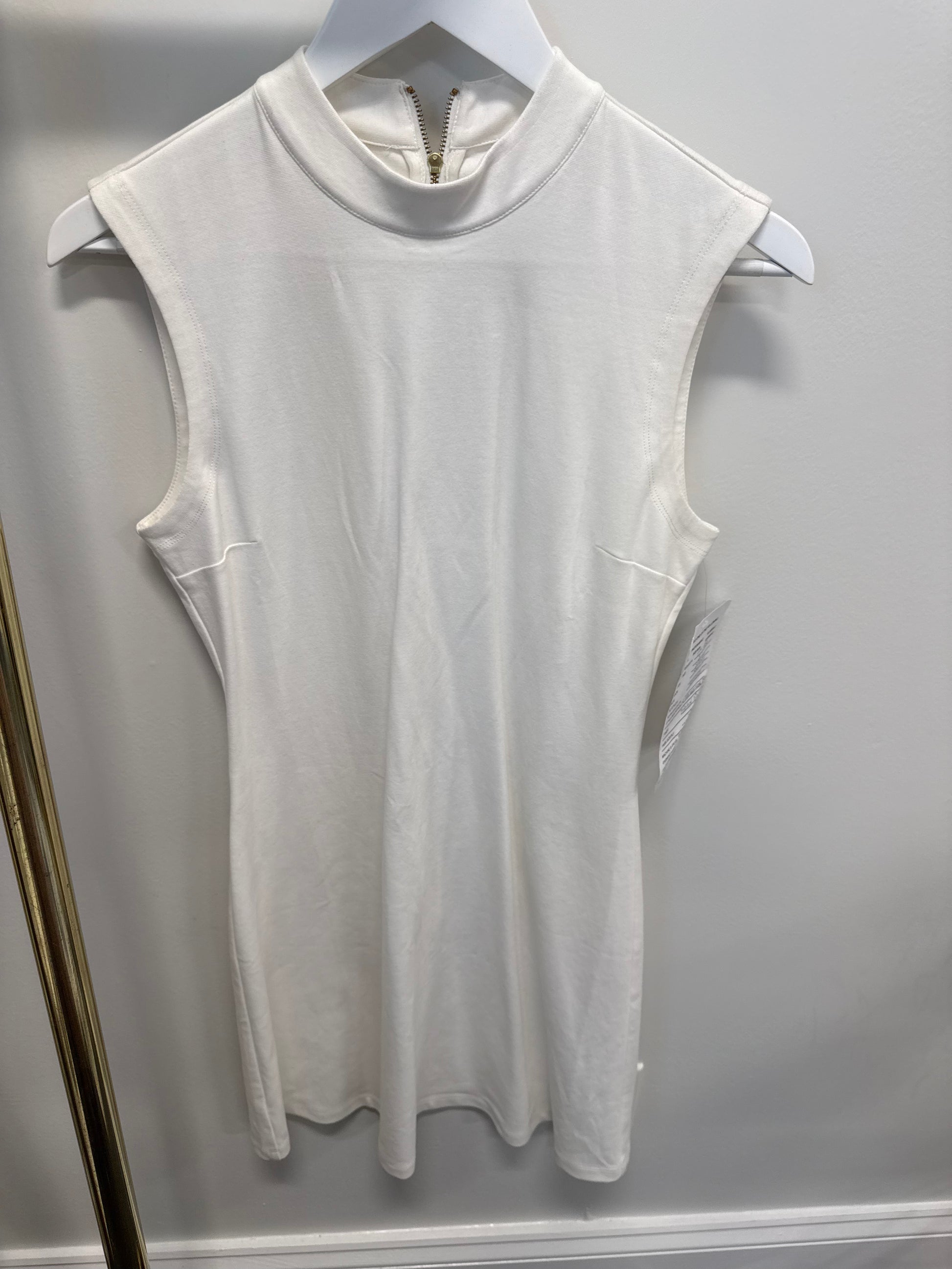 Sample White Tunic Sleeveless Dress (S)