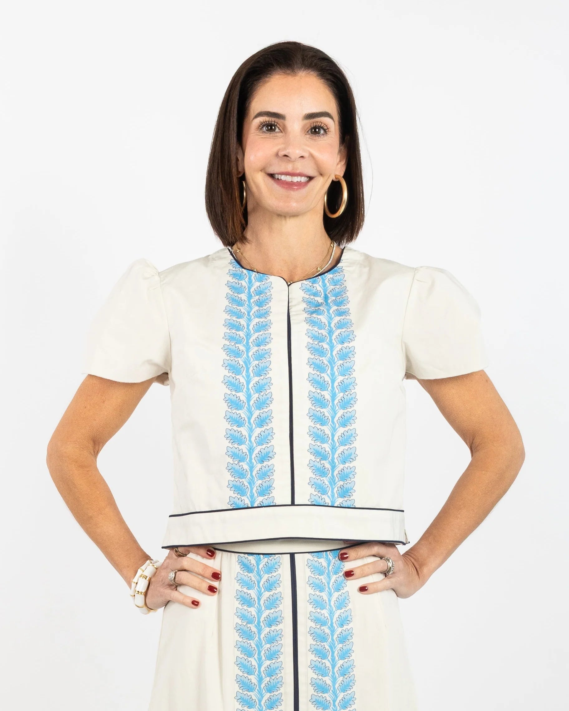 Emmy Leafy Collumns Top