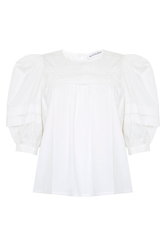 Hunter Bell Lydia Top - Bright White