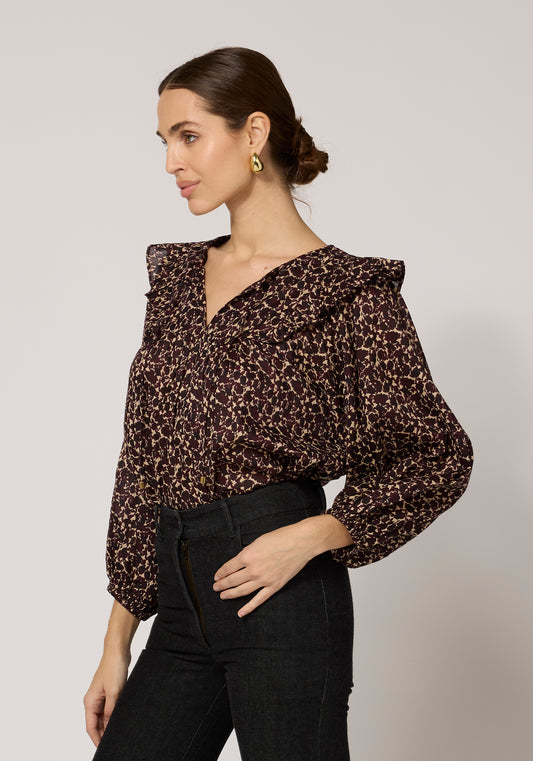 Cleobella Marcy Blouse - Medici Print