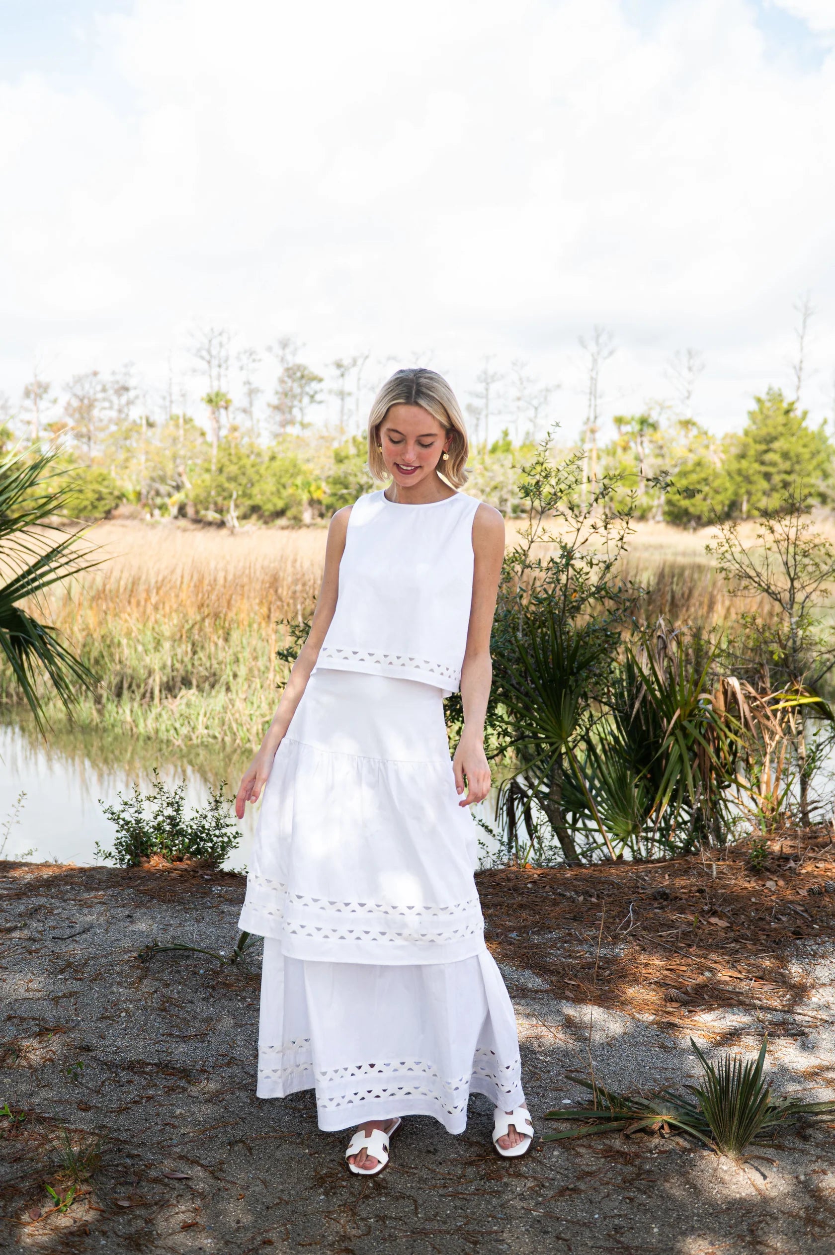 Ric Rac Midi Skirt