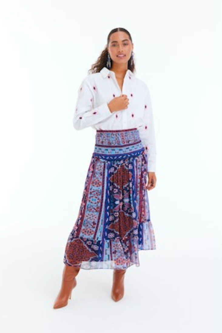 Allison Claudette Midi Skirt