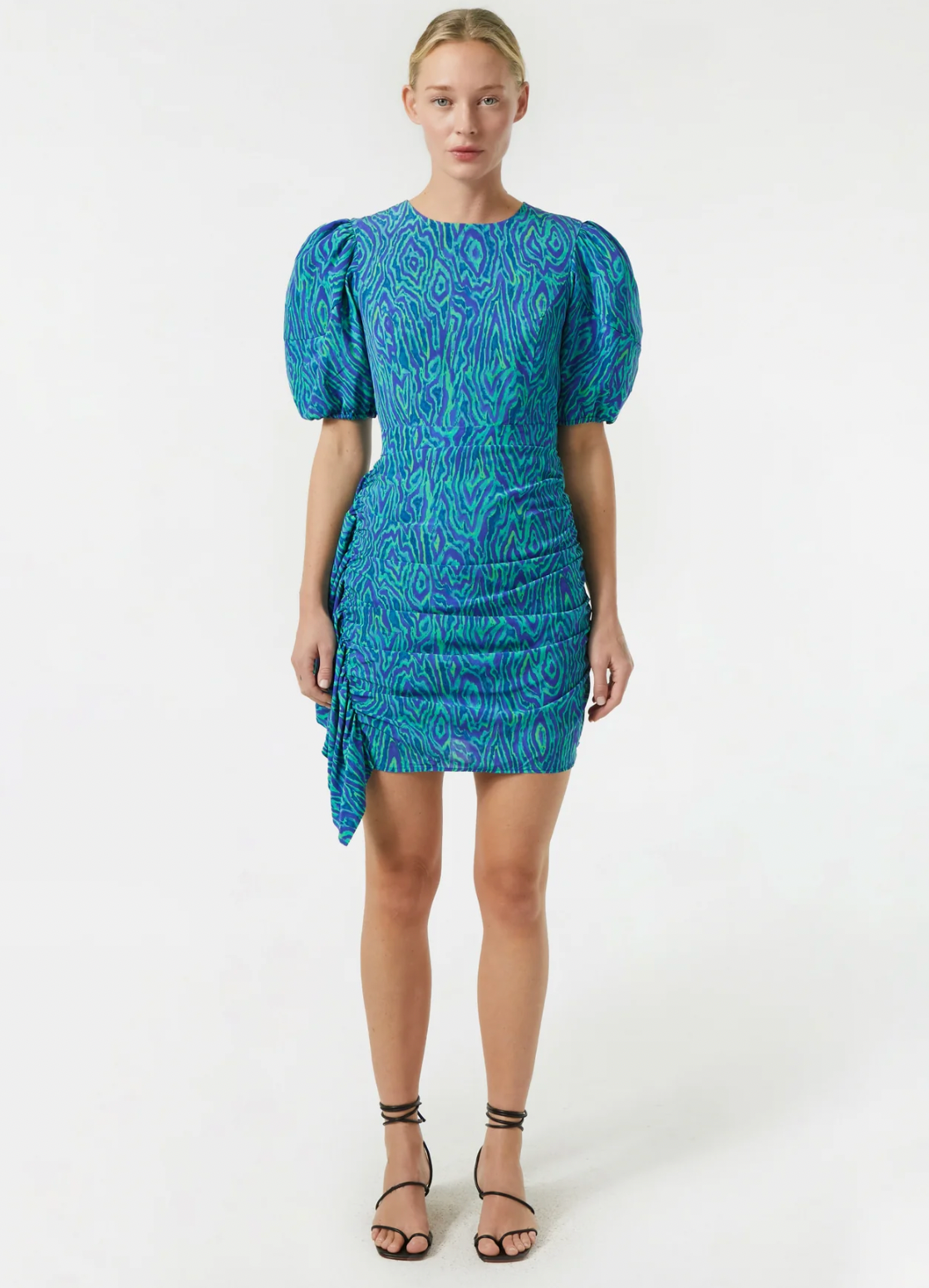 Rhode Pia Dress in Electric Moire