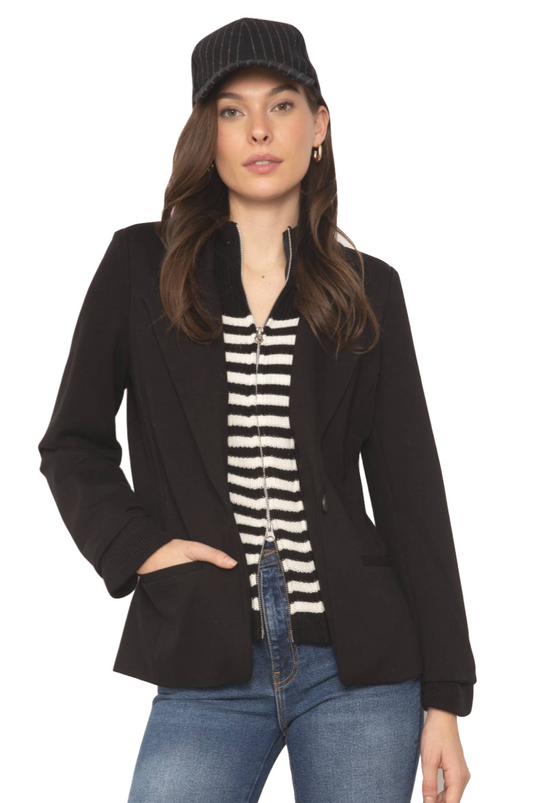 Central Park West Avalon Turtleneck Dickie Blazer